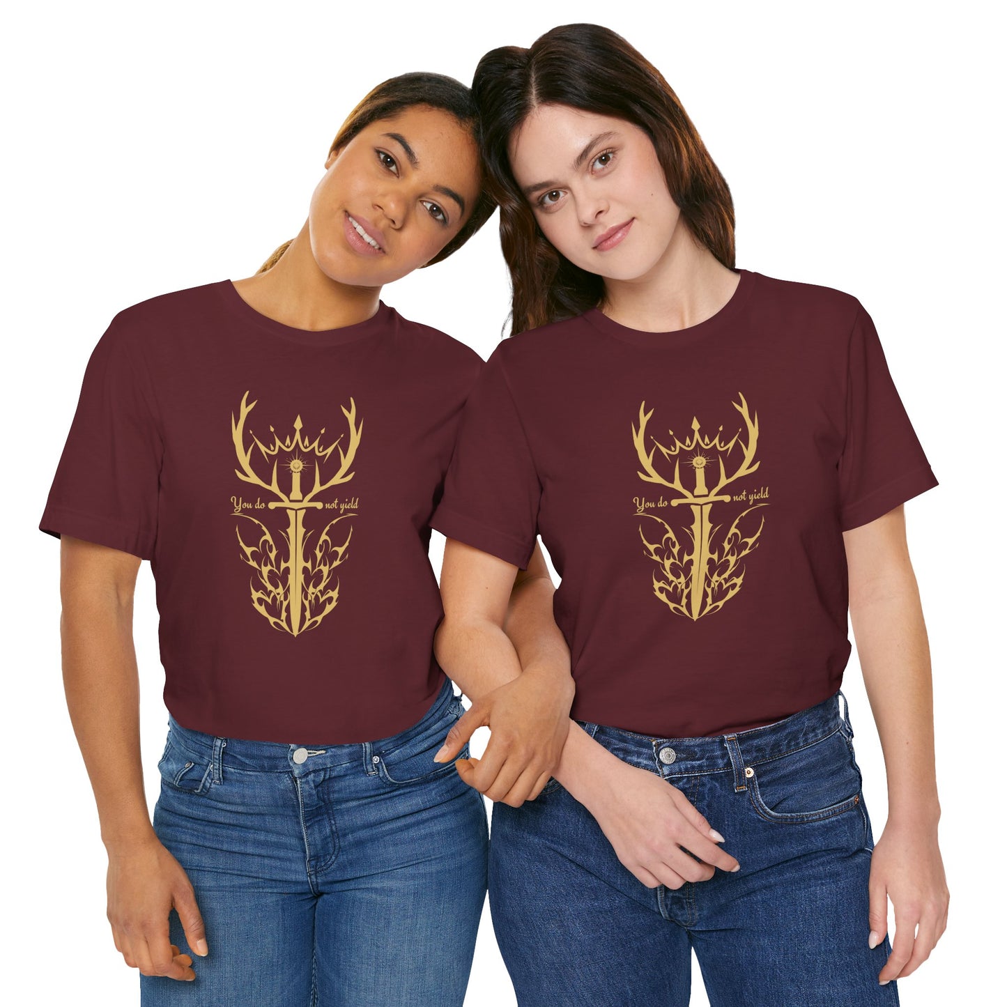 You Do Not Yield (Gold) | Throne of Glass Inspired T-Shirt | Book Lover Shirt | Bookish Gift