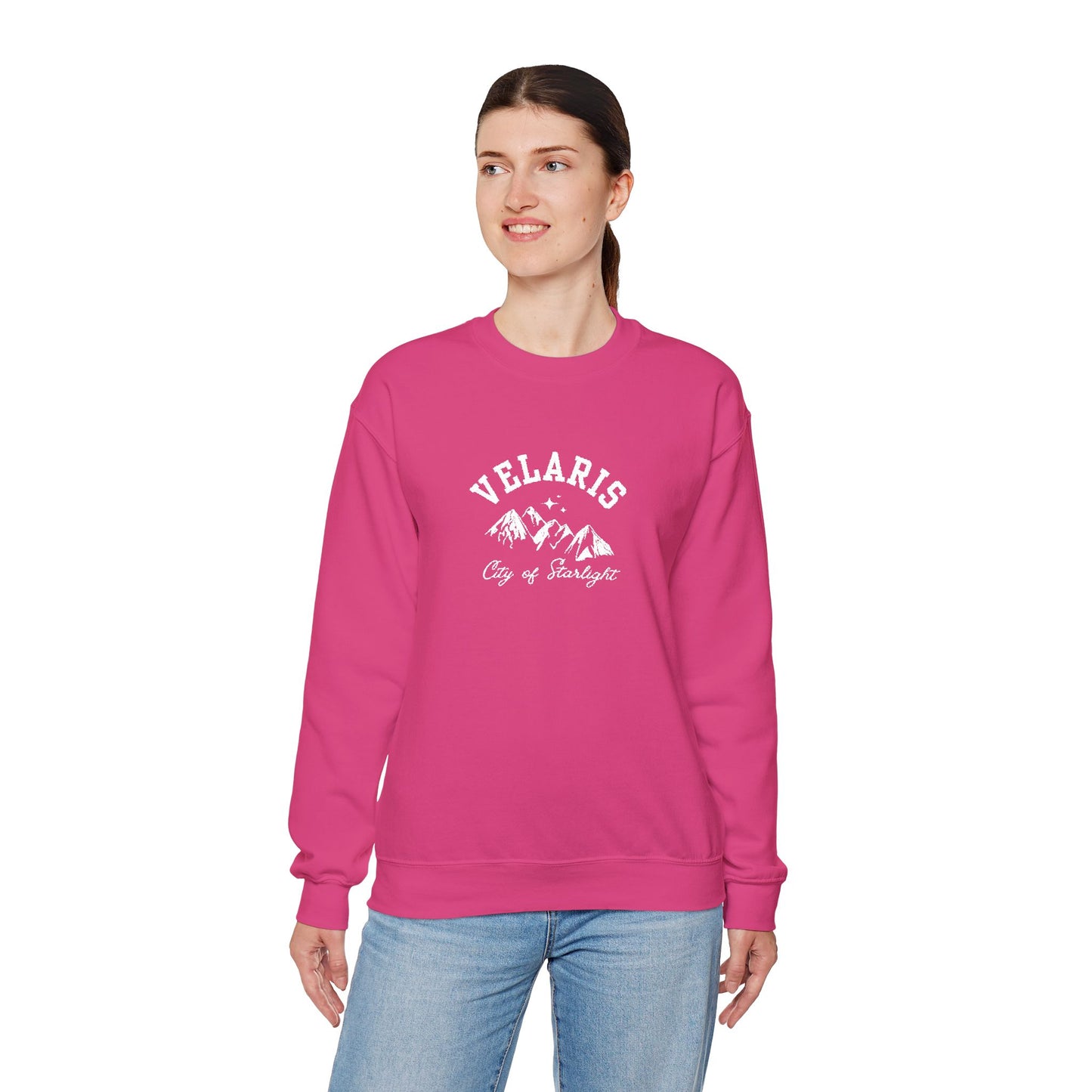 Velaris City of Starlight ACOTAR Embroidered Crewneck Sweatshirt
