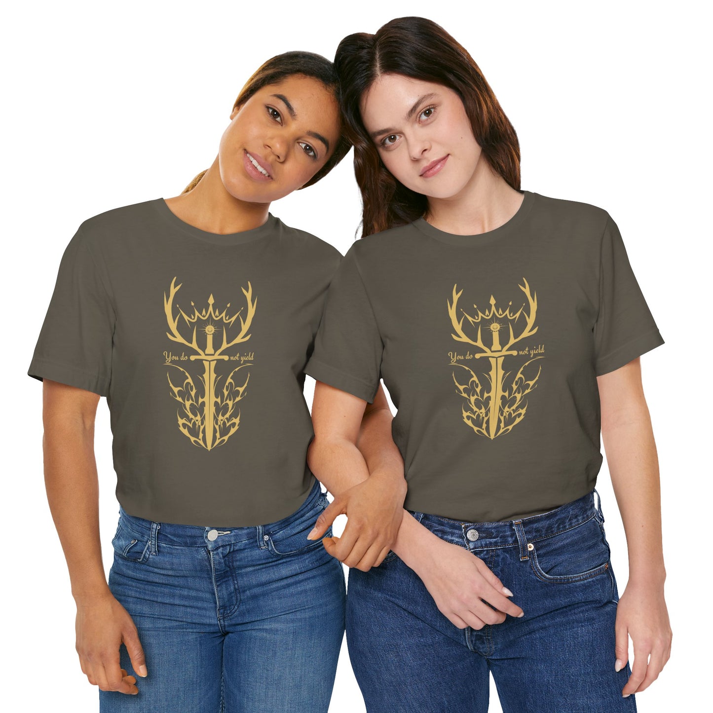 You Do Not Yield (Gold) | Throne of Glass Inspired T-Shirt | Book Lover Shirt | Bookish Gift
