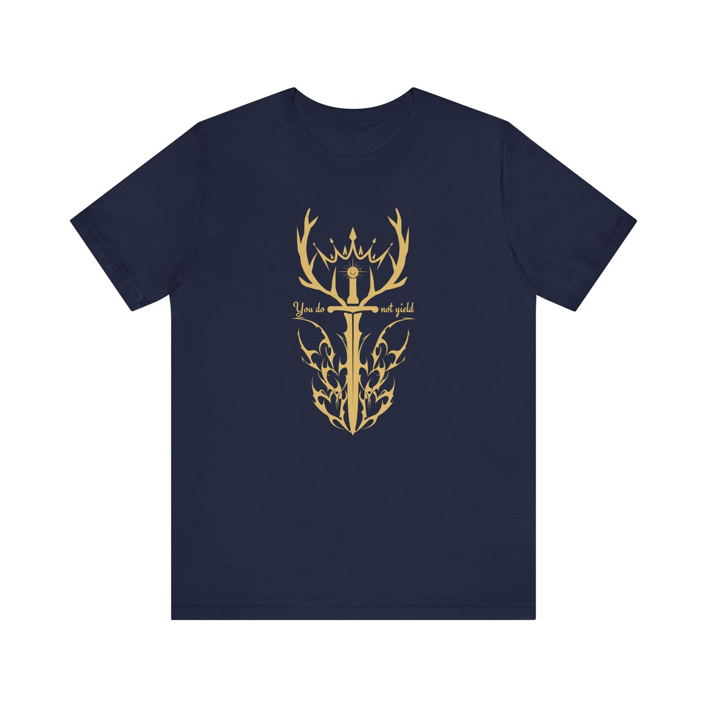 You Do Not Yield (Gold) | Throne of Glass Inspired T-Shirt | Book Lover Shirt | Bookish Gift