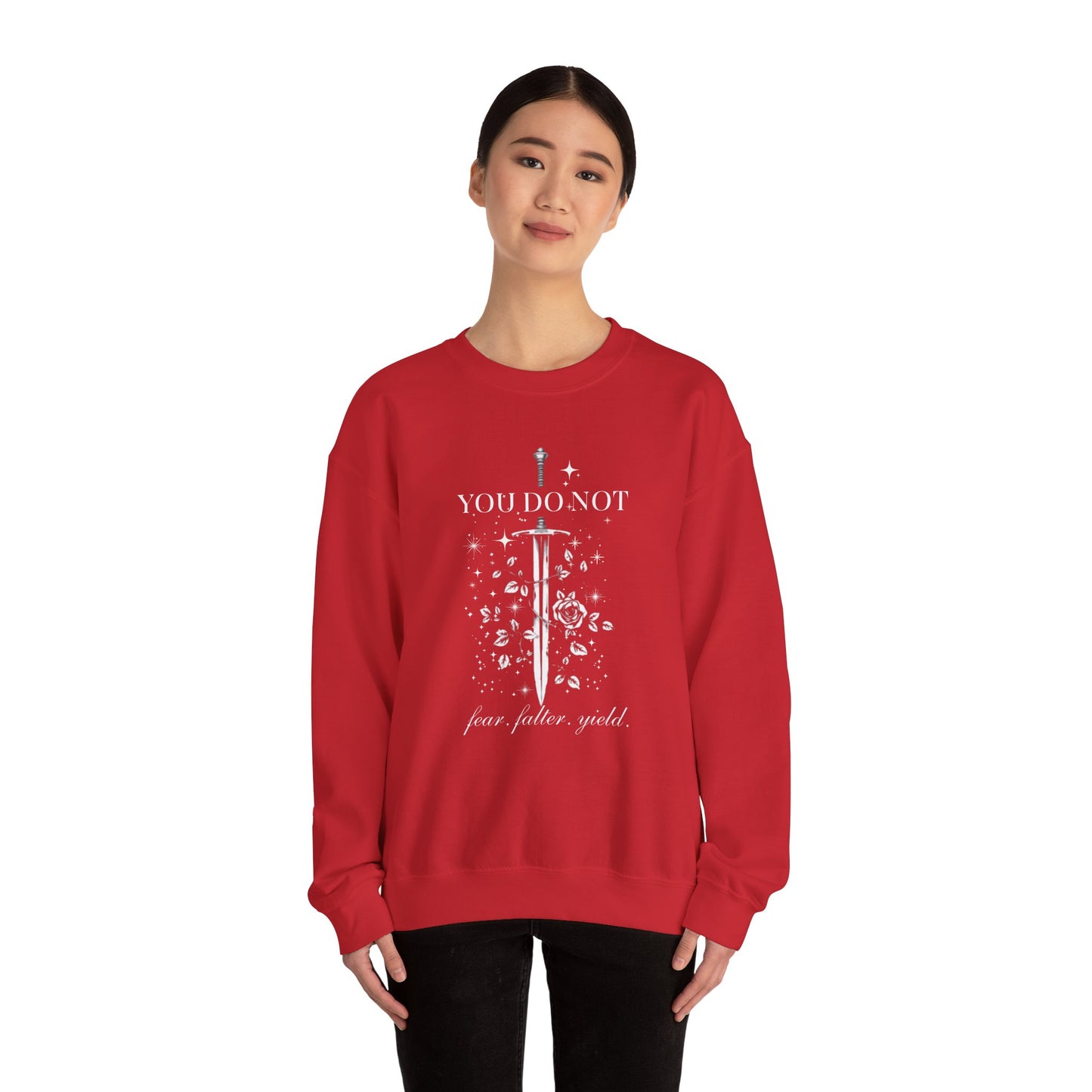 You Do Not Yield ACOTAR Inspired Sweatshirt | Book Lover Sweatshirt | Reader Gift