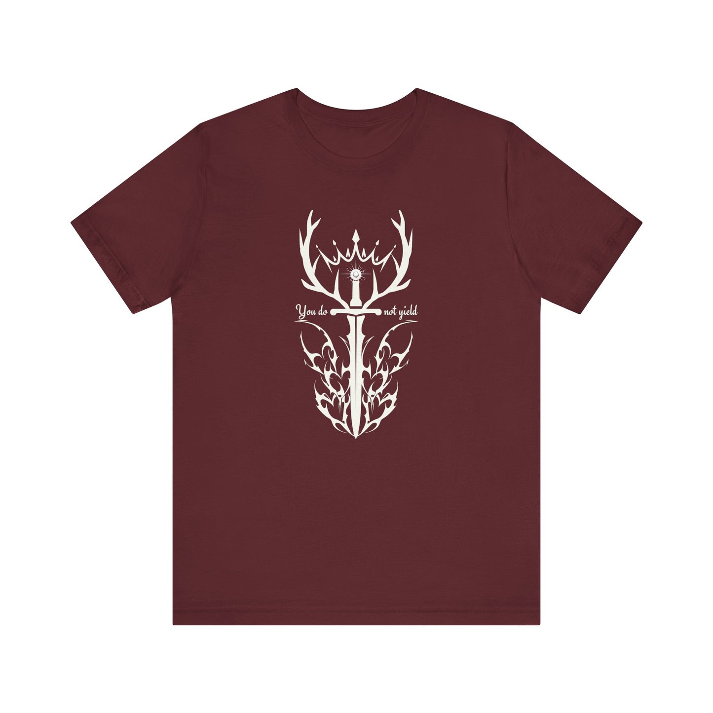 You Do Not Yield (White) | Throne of Glass Inspired T-Shirt | Book Lover Shirt | Bookish Gift