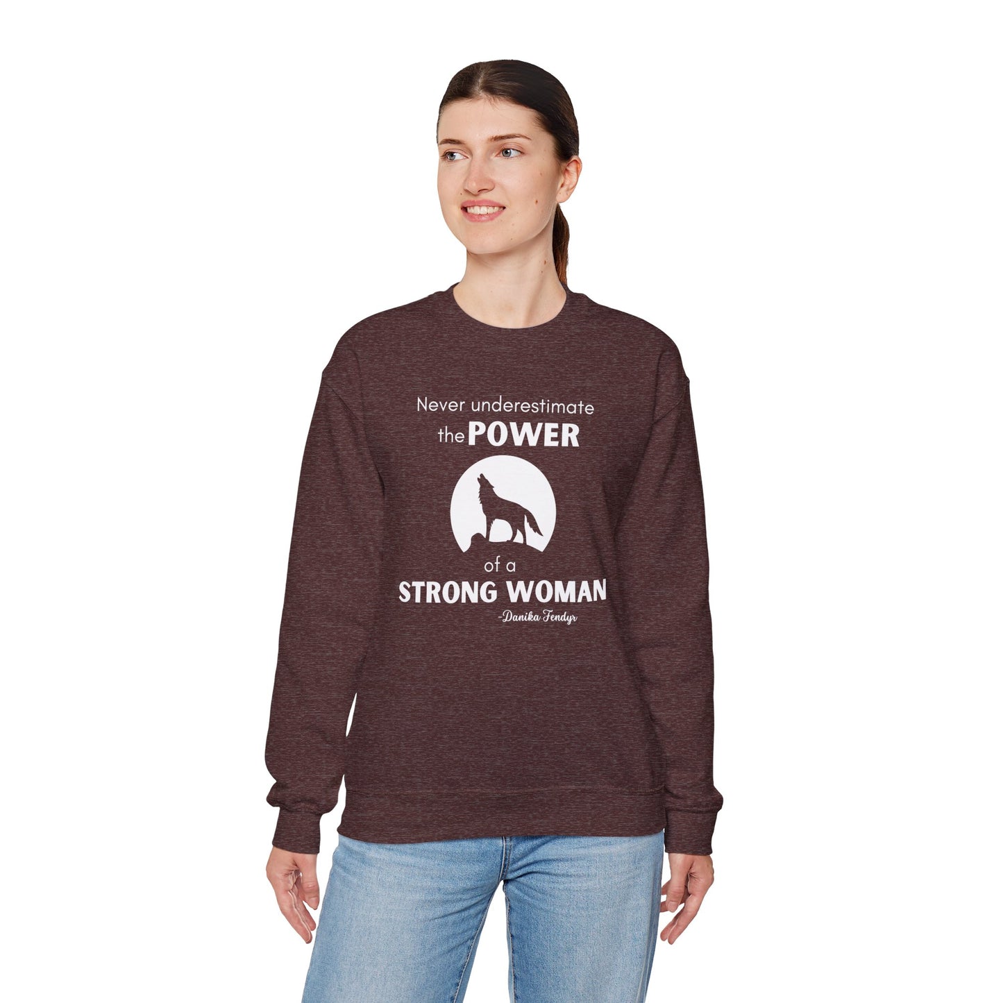 Never Underestimate the Power of a Strong Woman | Crescent City | OFFICIALLY LICENSED Sarah J Maas Sweatshirt