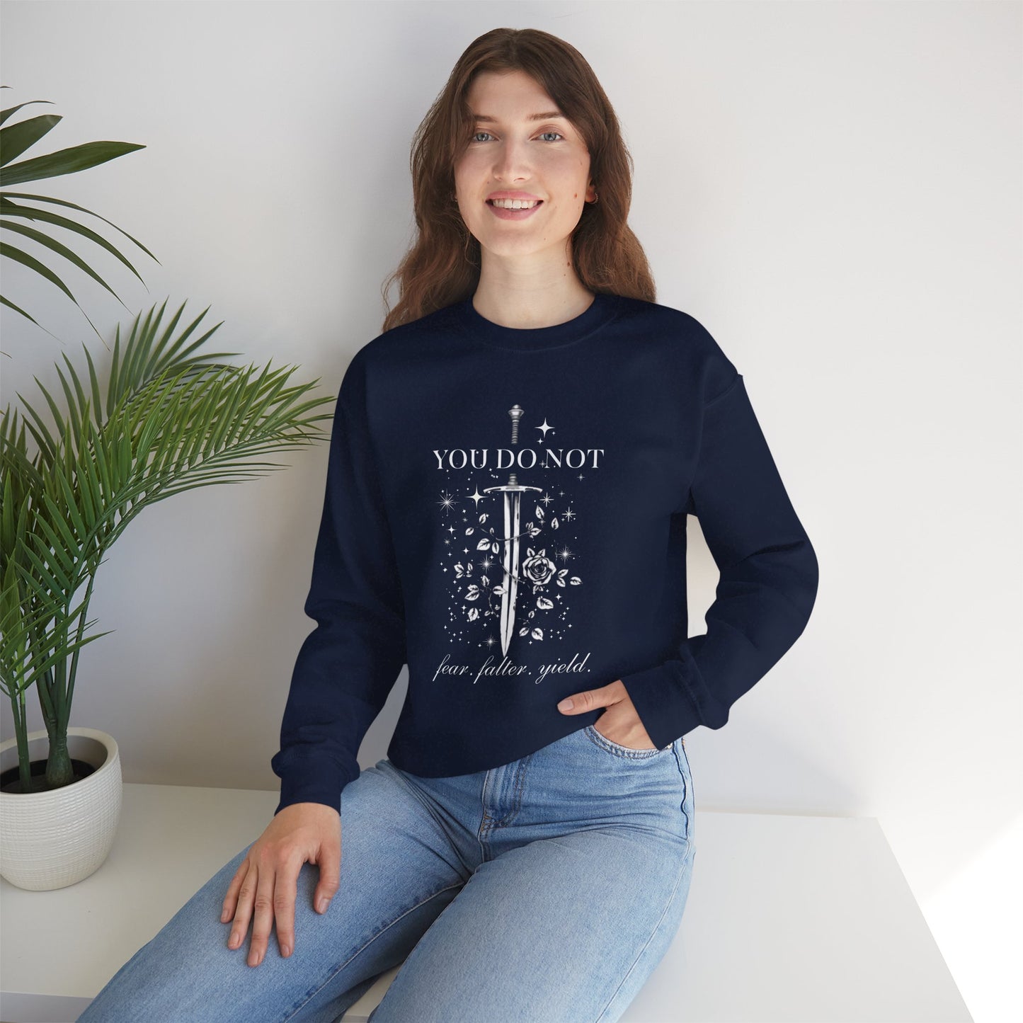 You Do Not Yield ACOTAR Inspired Sweatshirt | Book Lover Sweatshirt | Reader Gift