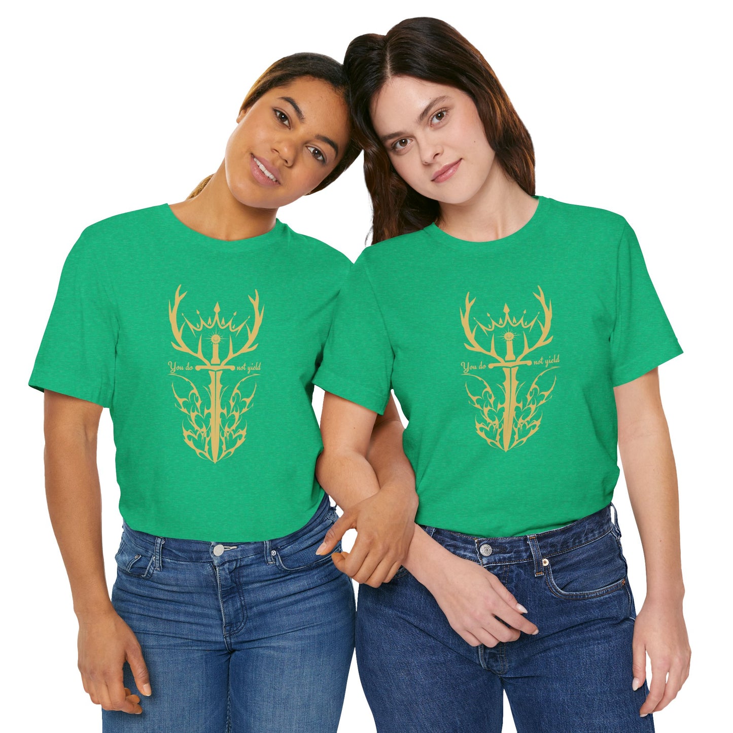 You Do Not Yield (Gold) | Throne of Glass Inspired T-Shirt | Book Lover Shirt | Bookish Gift