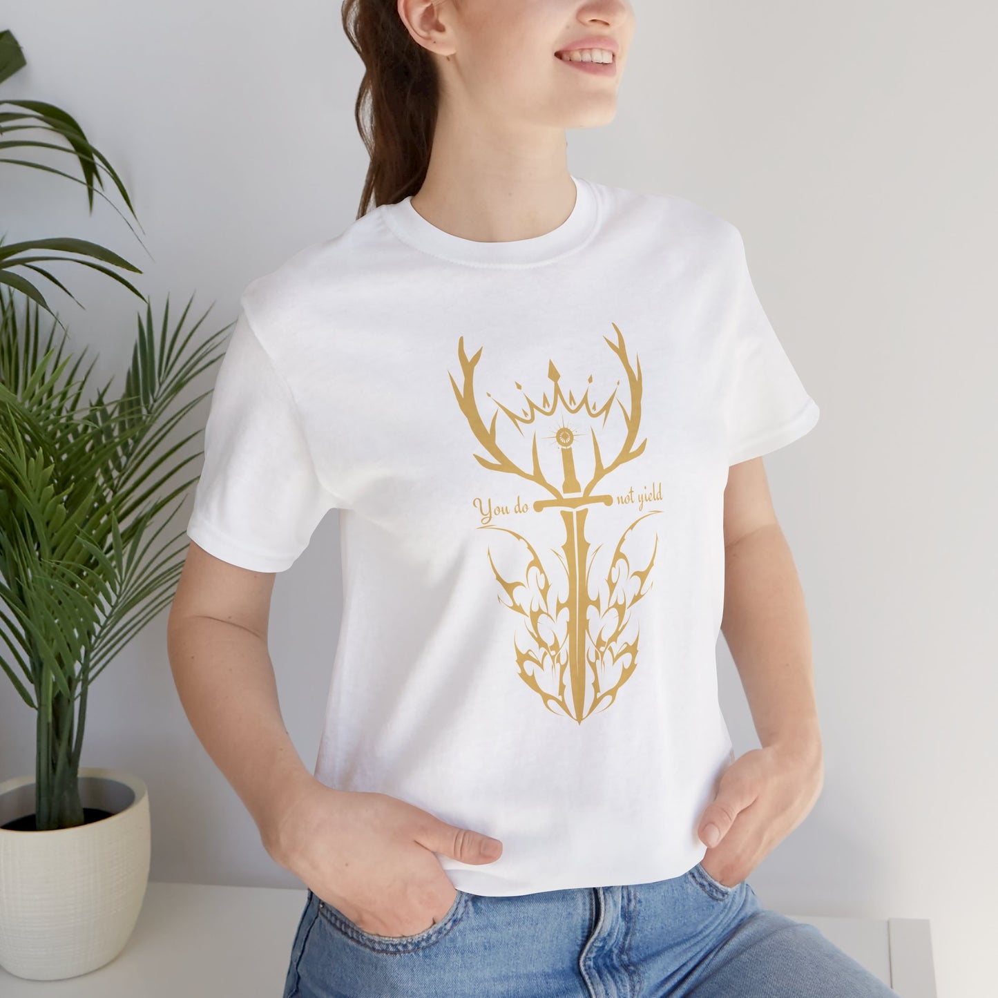 You Do Not Yield (Gold) | Throne of Glass Inspired T-Shirt | Book Lover Shirt | Bookish Gift