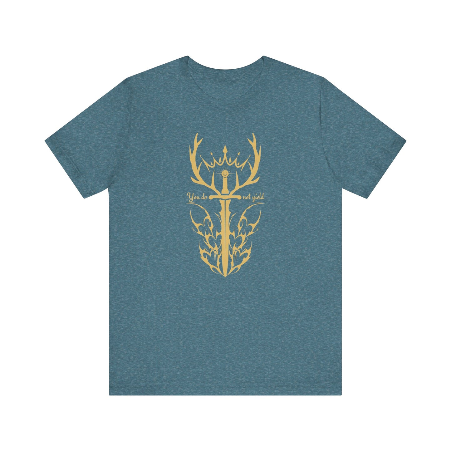 You Do Not Yield (Gold) | Throne of Glass Inspired T-Shirt | Book Lover Shirt | Bookish Gift