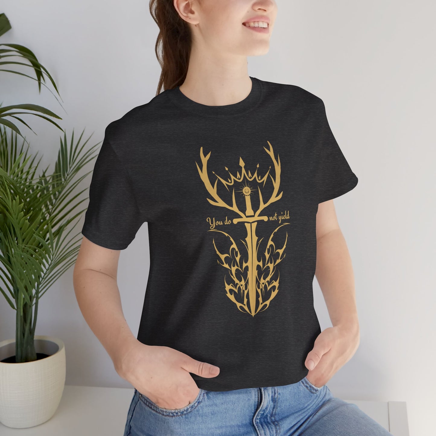 You Do Not Yield (Gold) | Throne of Glass Inspired T-Shirt | Book Lover Shirt | Bookish Gift