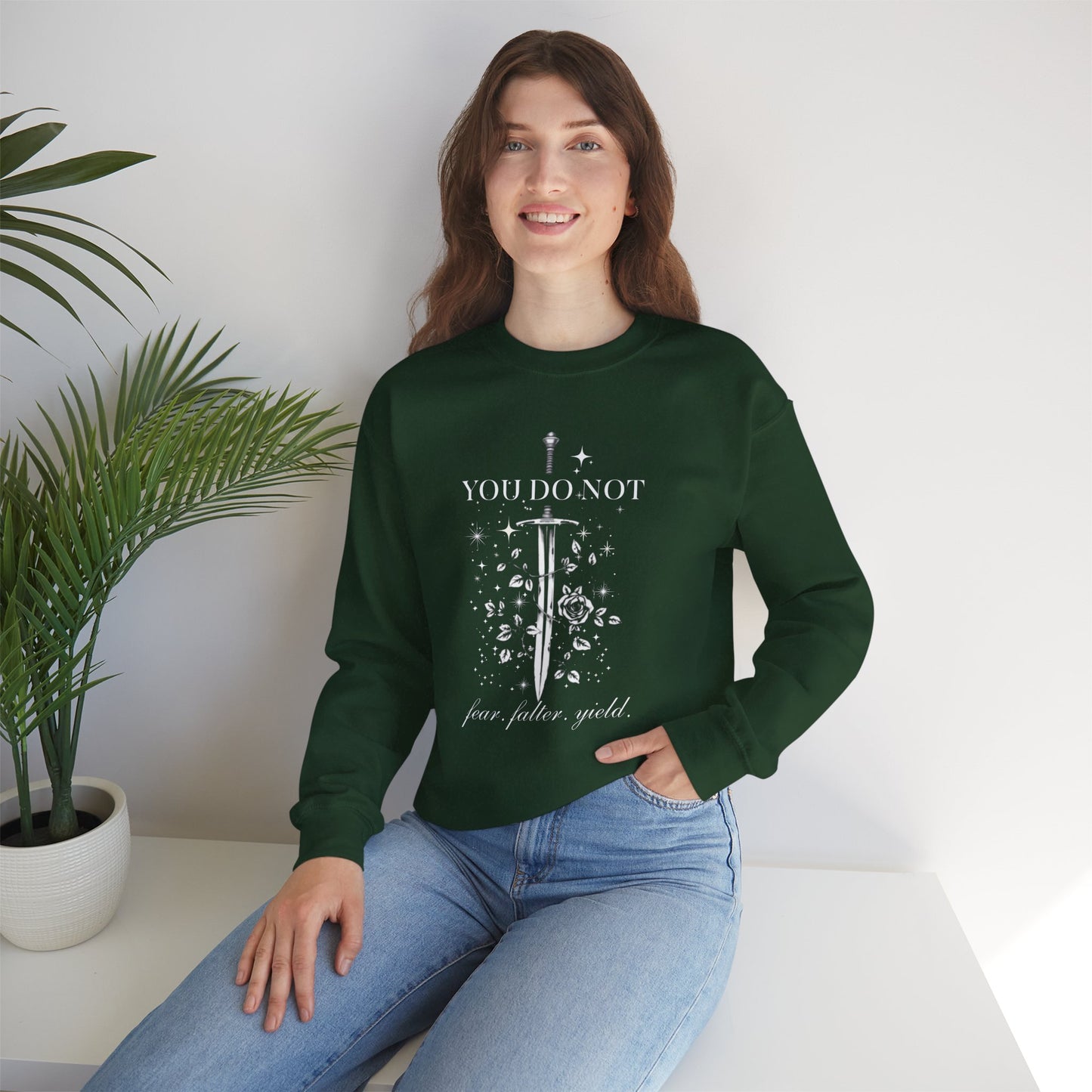 You Do Not Yield ACOTAR Inspired Sweatshirt | Book Lover Sweatshirt | Reader Gift