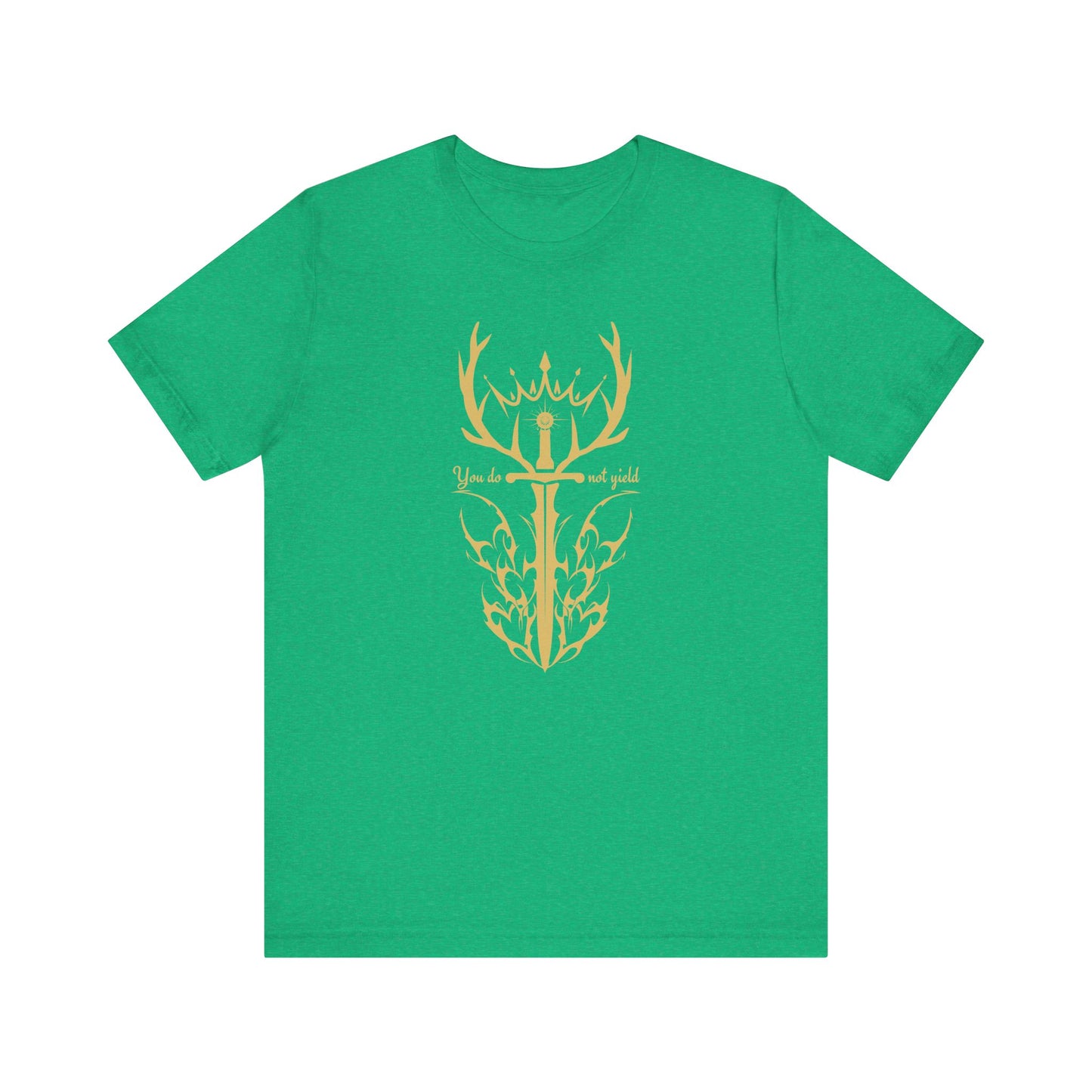 You Do Not Yield (Gold) | Throne of Glass Inspired T-Shirt | Book Lover Shirt | Bookish Gift