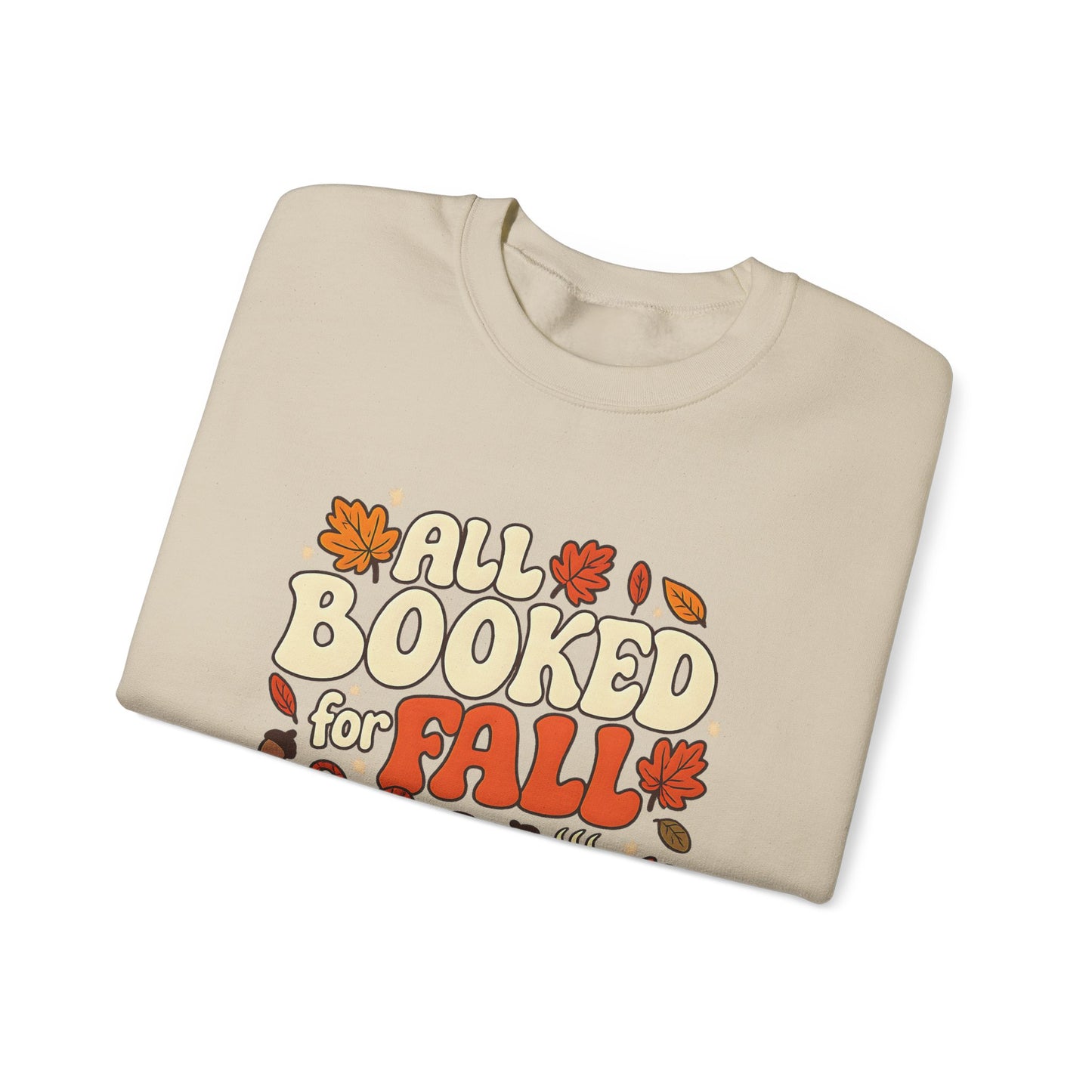 All Booked for Fall Book Lover Sweatshirt | Cozy Sweatshirt | Bookish Gift | Autumn Sweatshirt
