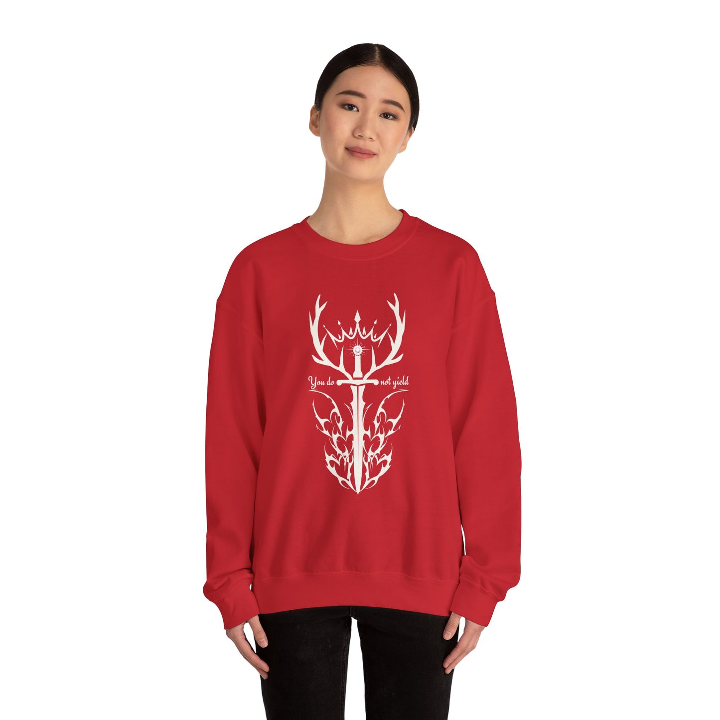 Throne of Glass Inspired Sweatshirt | You Do Not Yield | Book Lover Sweatshirt | Reader Gift