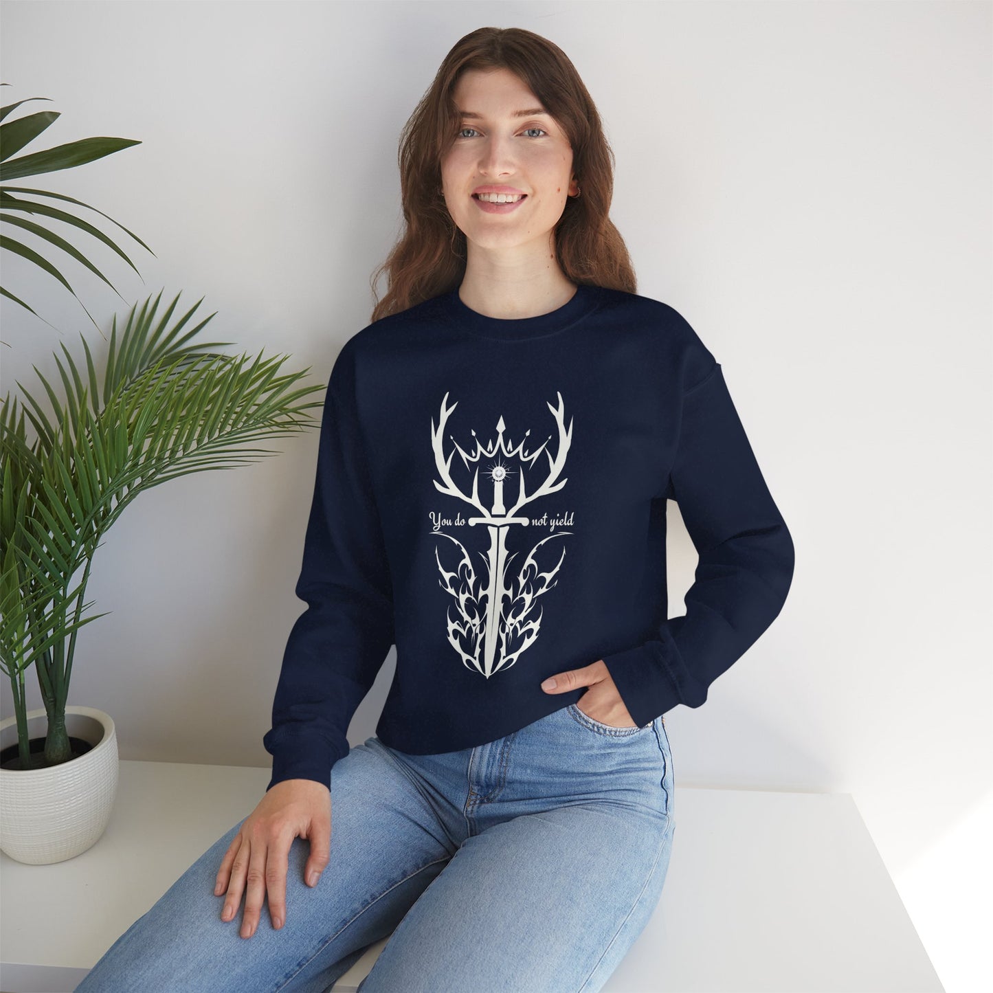 Throne of Glass Inspired Sweatshirt | You Do Not Yield | Book Lover Sweatshirt | Reader Gift