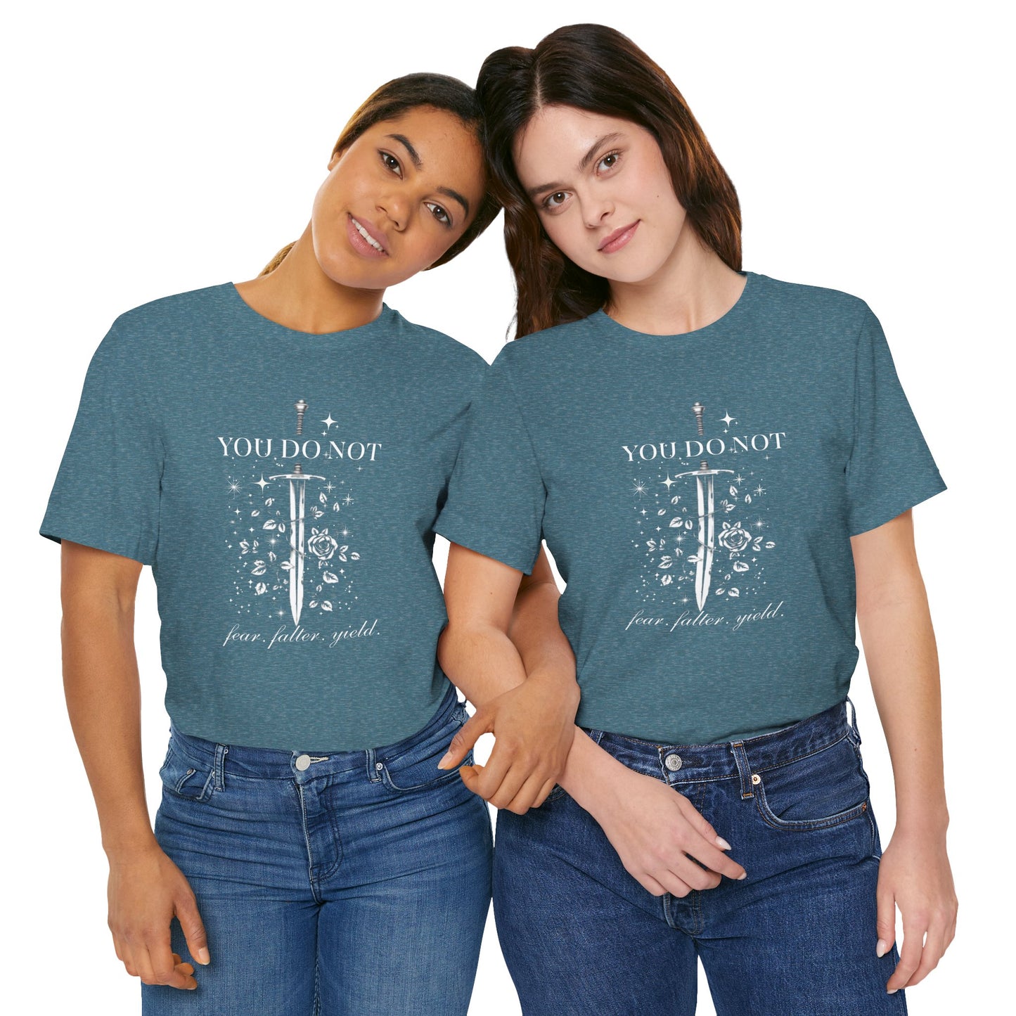 You Do Not Fear Falter Yield ACOTAR T-Shirt | Sarah J Maas Fandom Shirt | Book Lover T-Shirt