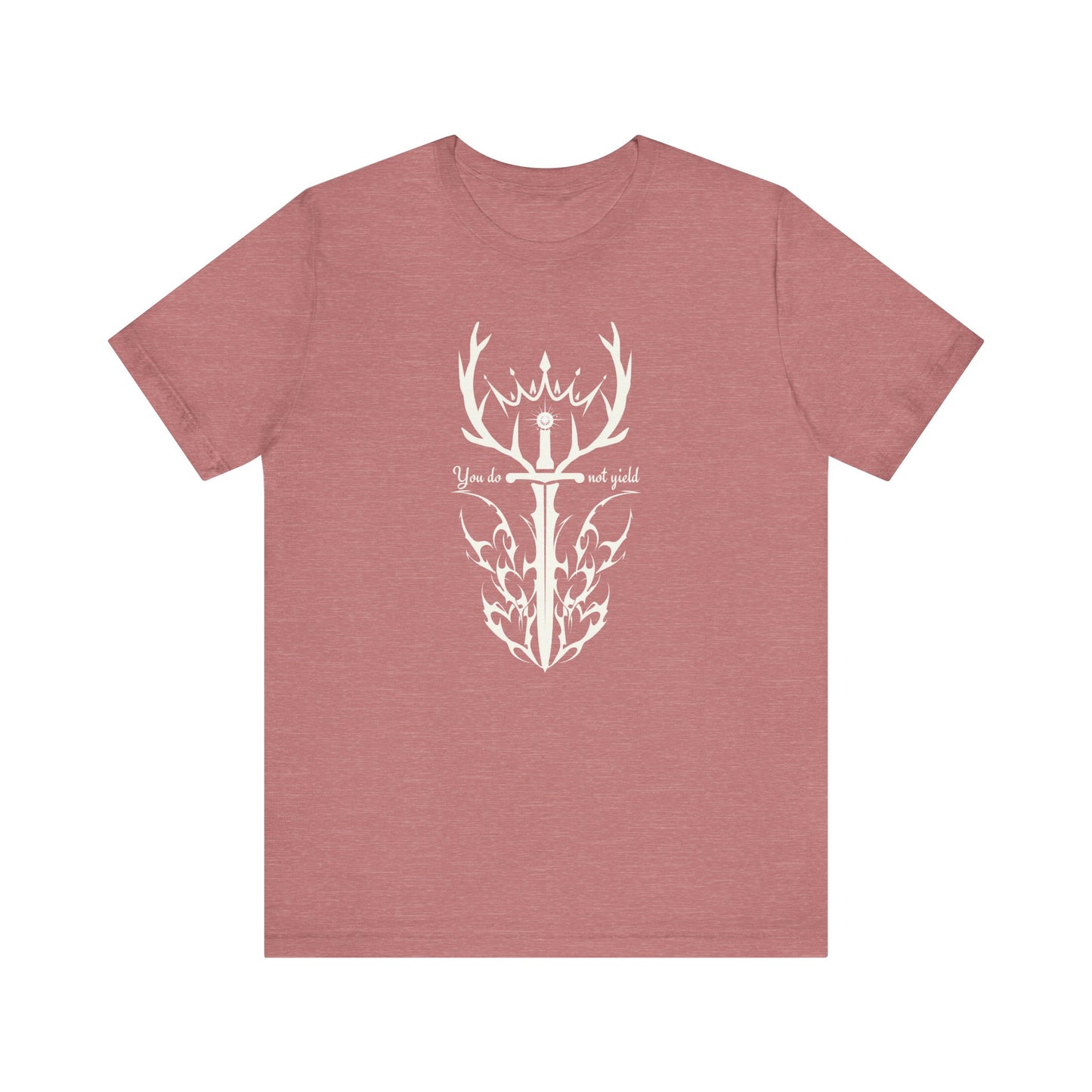 You Do Not Yield (White) | Throne of Glass Inspired T-Shirt | Book Lover Shirt | Bookish Gift