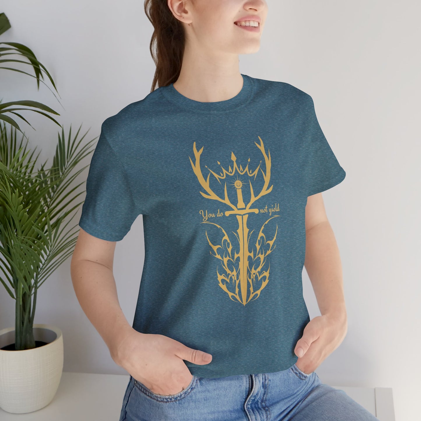 You Do Not Yield (Gold) | Throne of Glass Inspired T-Shirt | Book Lover Shirt | Bookish Gift