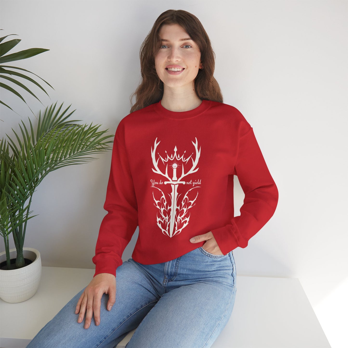 Throne of Glass Inspired Sweatshirt | You Do Not Yield | Book Lover Sweatshirt | Reader Gift