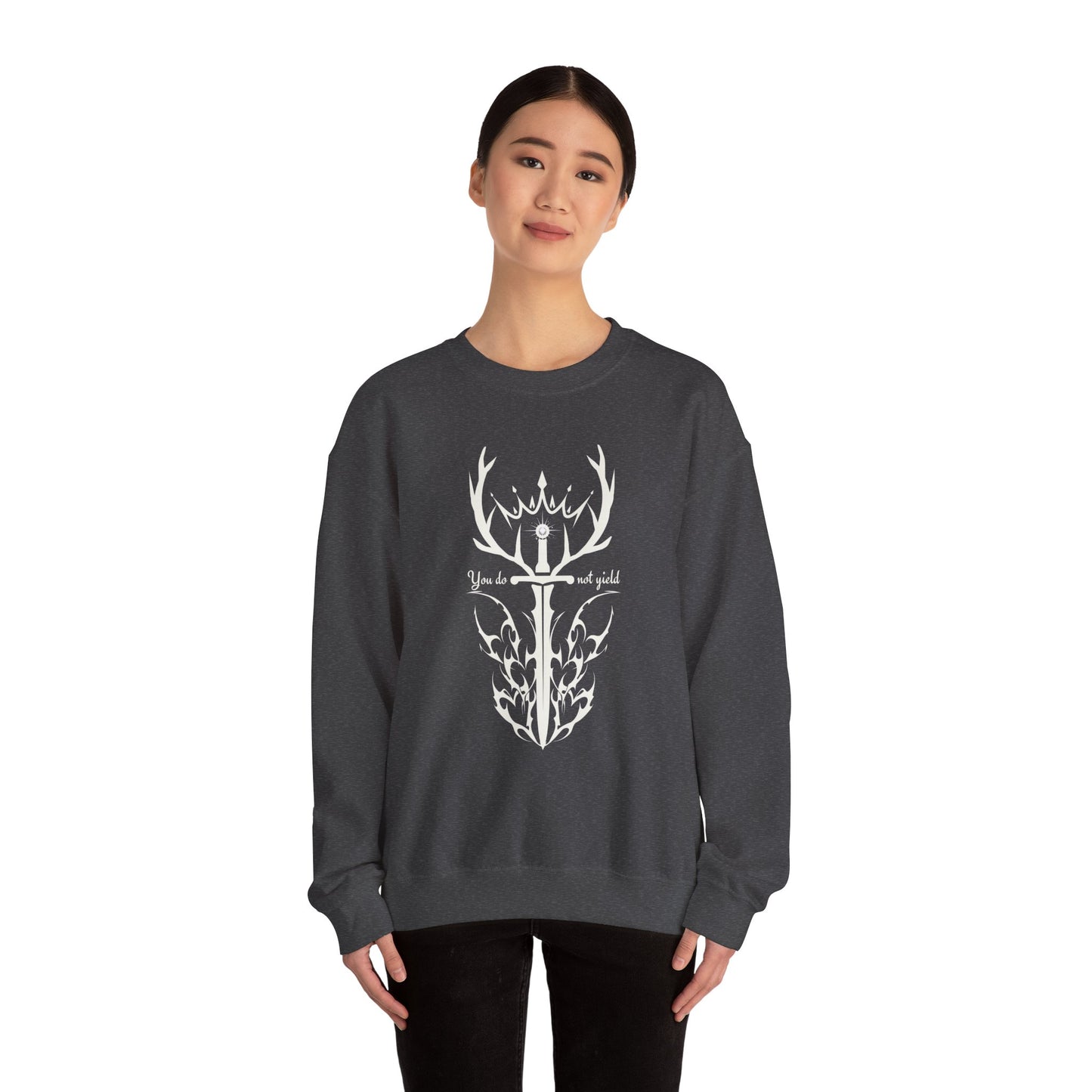 Throne of Glass Inspired Sweatshirt | You Do Not Yield | Book Lover Sweatshirt | Reader Gift