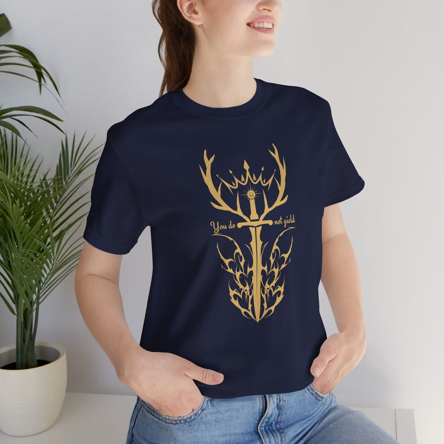 You Do Not Yield (Gold) | Throne of Glass Inspired T-Shirt | Book Lover Shirt | Bookish Gift