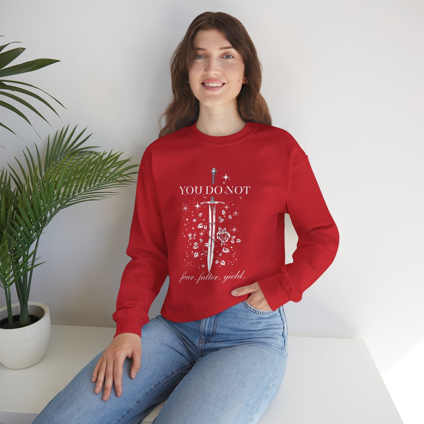You Do Not Yield ACOTAR Inspired Sweatshirt | Book Lover Sweatshirt | Reader Gift