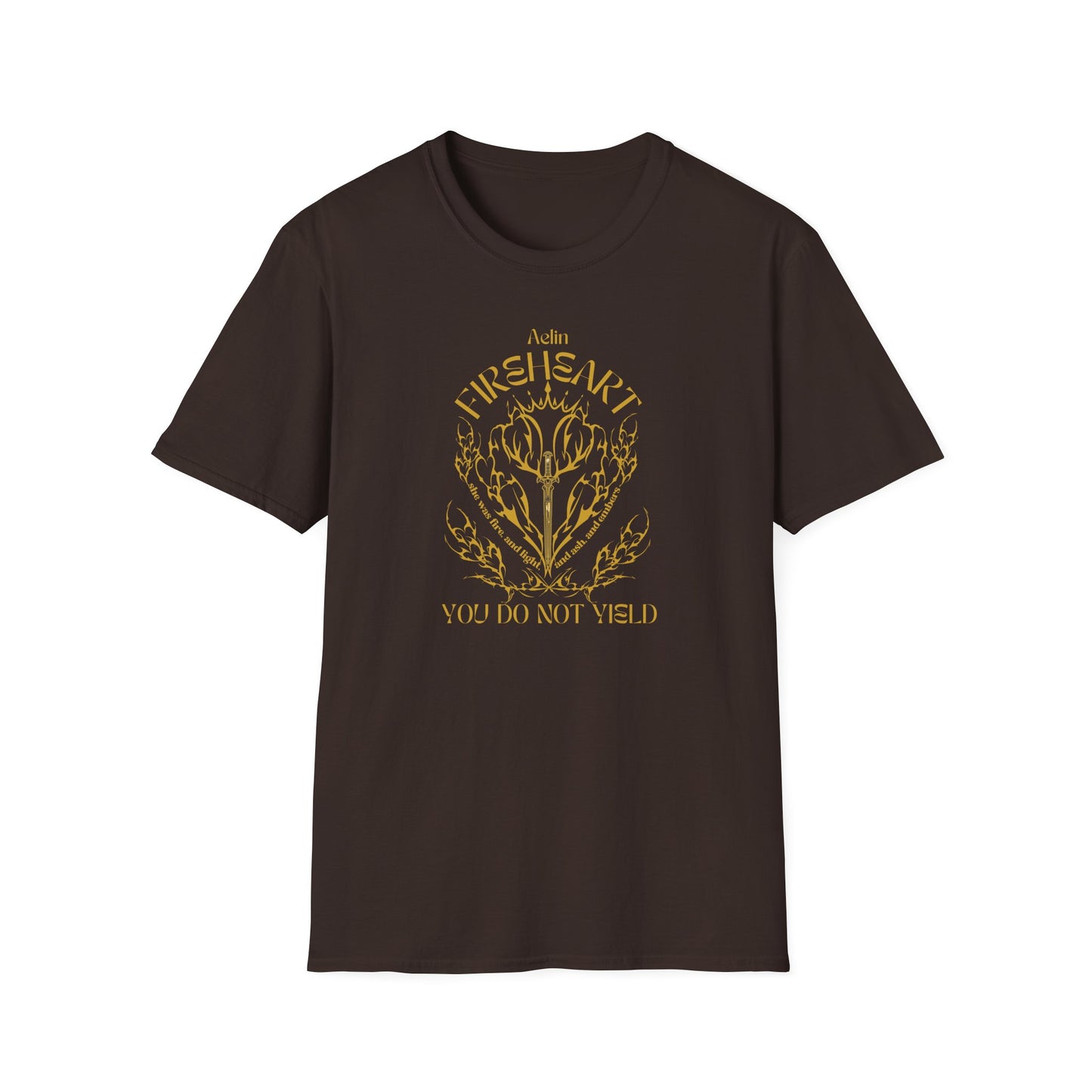 Aelin Fireheart | Throne of Glass | Book Lover T-Shirt | Fantasy Reader T-Shirt | Officially Licensed Sarah J Maas shirt