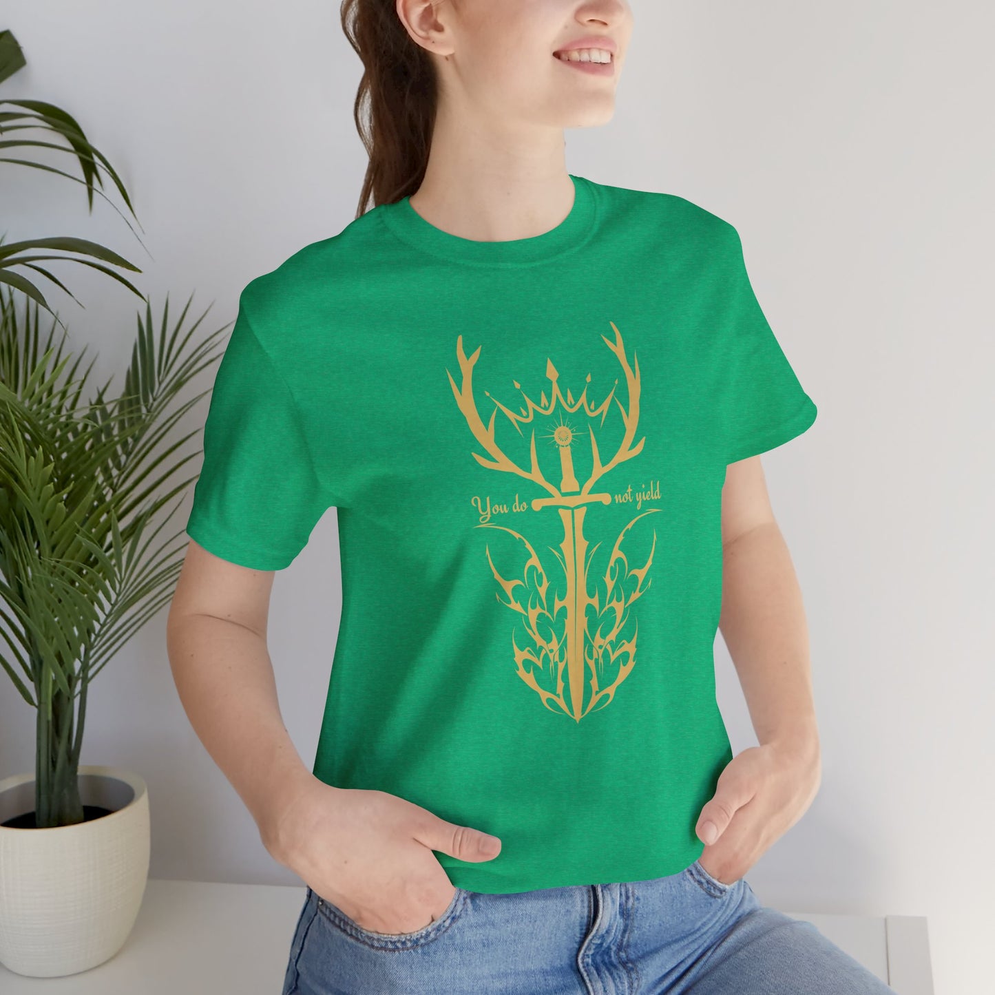 You Do Not Yield (Gold) | Throne of Glass Inspired T-Shirt | Book Lover Shirt | Bookish Gift