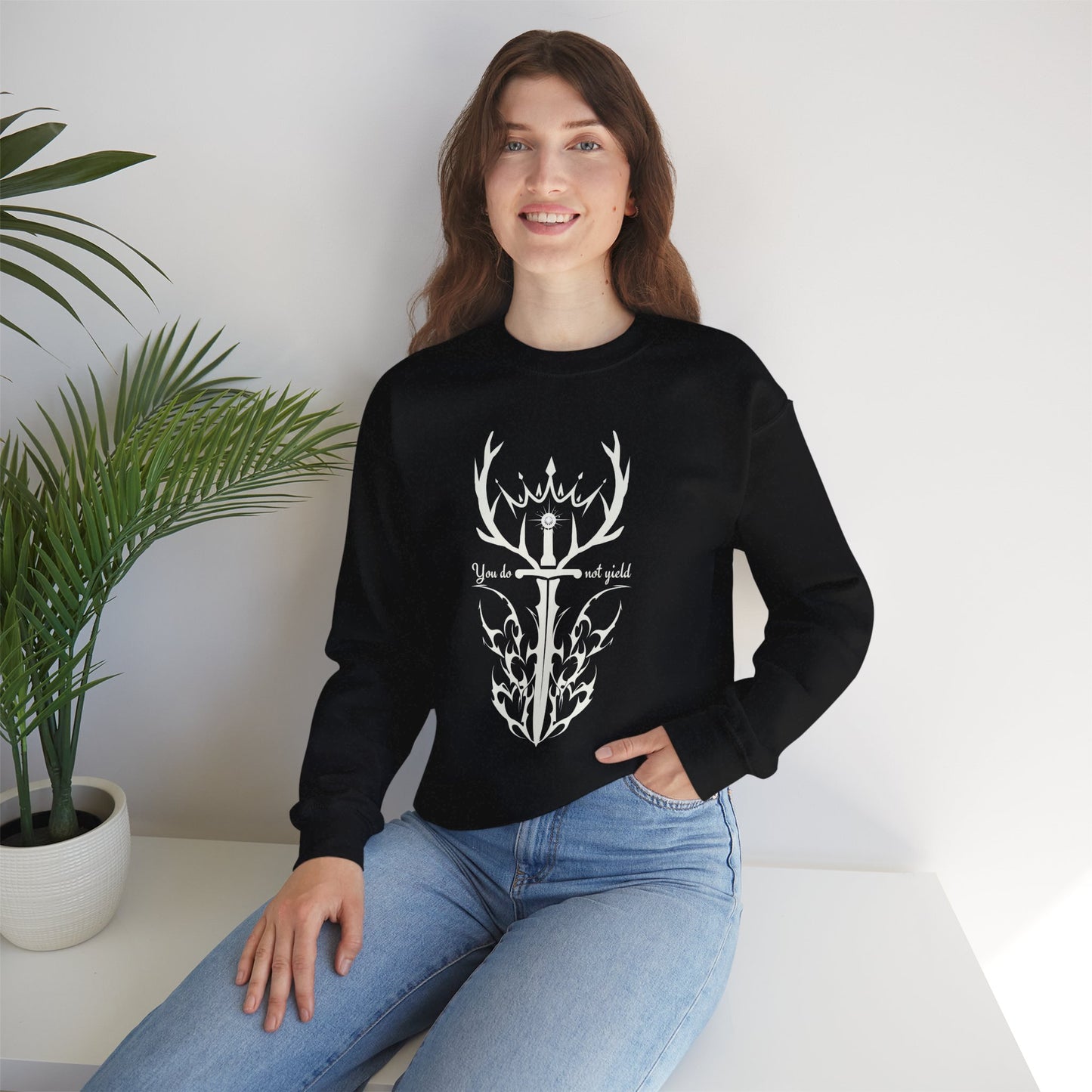 Throne of Glass Inspired Sweatshirt | You Do Not Yield | Book Lover Sweatshirt | Reader Gift