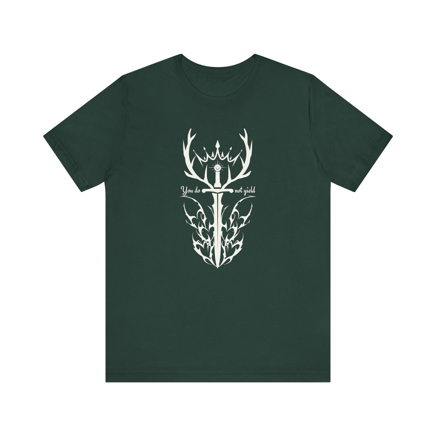 You Do Not Yield (White) | Throne of Glass Inspired T-Shirt | Book Lover Shirt | Bookish Gift