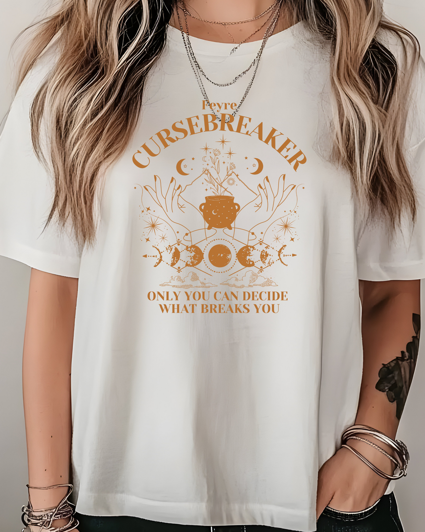 Feyre Cursebreaker | Sarah J Maas ACOTAR | Book Lover T-Shirt | Fantasy Reader T-Shirt | Officially Licensed