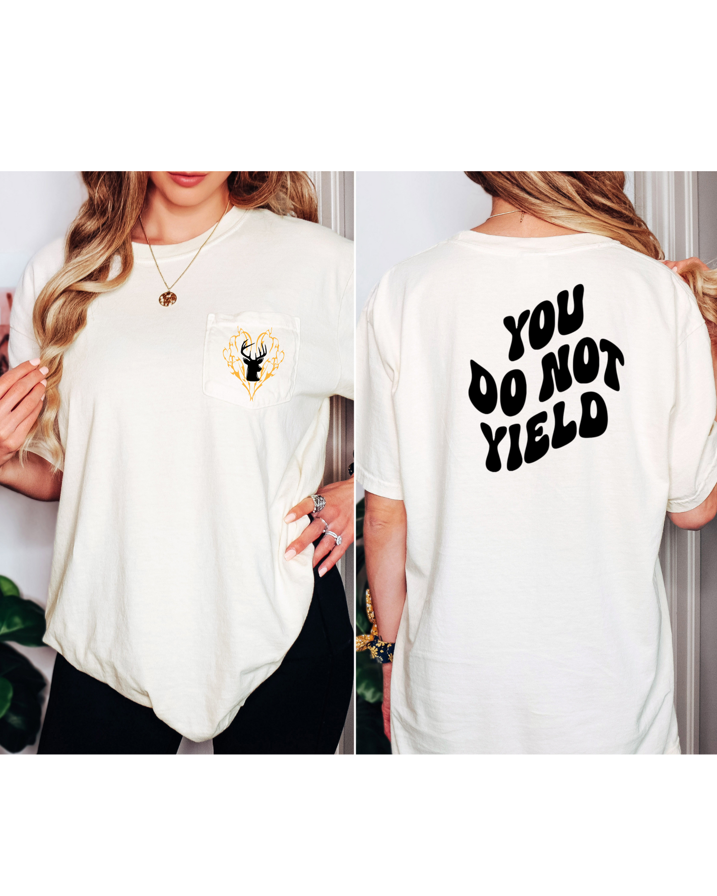 Throne of Glass "You Do Not Yield" Pocket Tee | Officially Licensed Sarah J Maas shirt