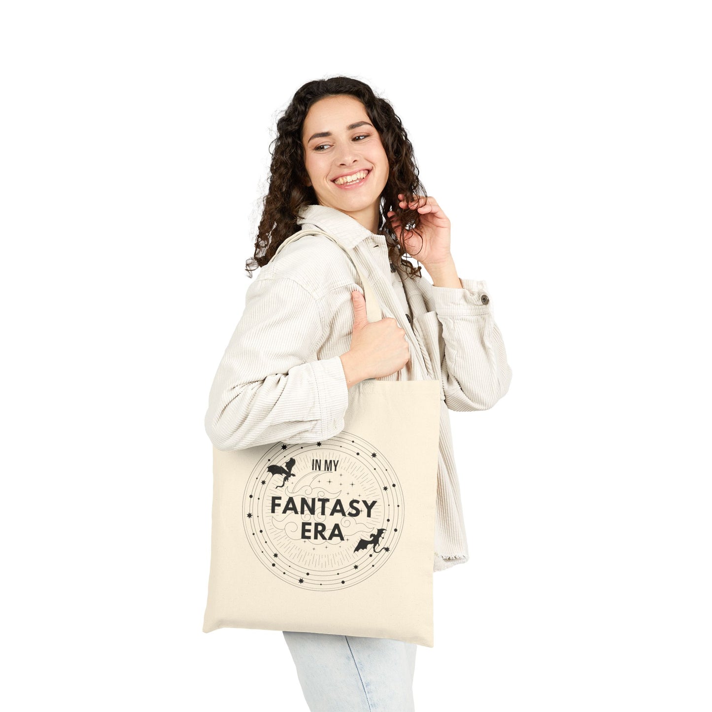 In My Fantasy Era - Dragons Canvas Tote Bag