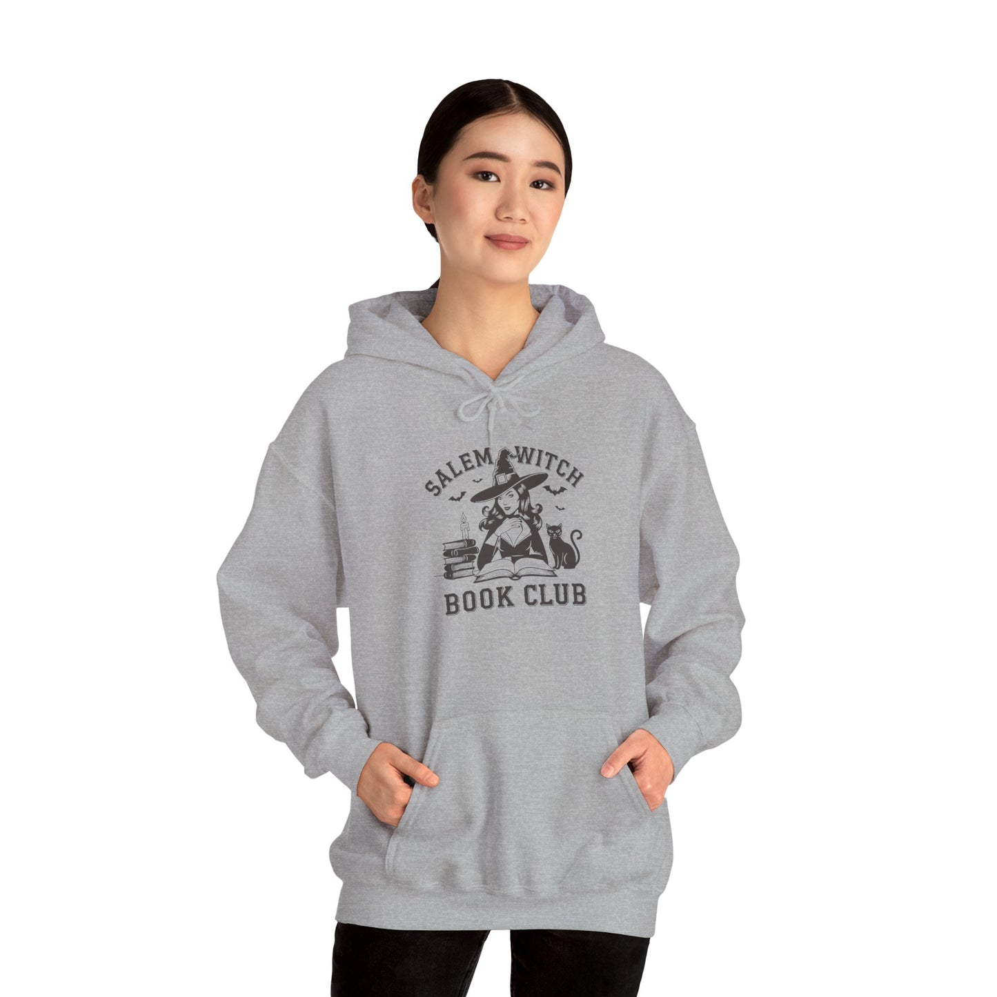 Salem Witch Book Club Hoodie - Cozy Sweatshirt for Readers, Witchy Gift, Book Lover Apparel, Halloween Vibes, Fall Fashion