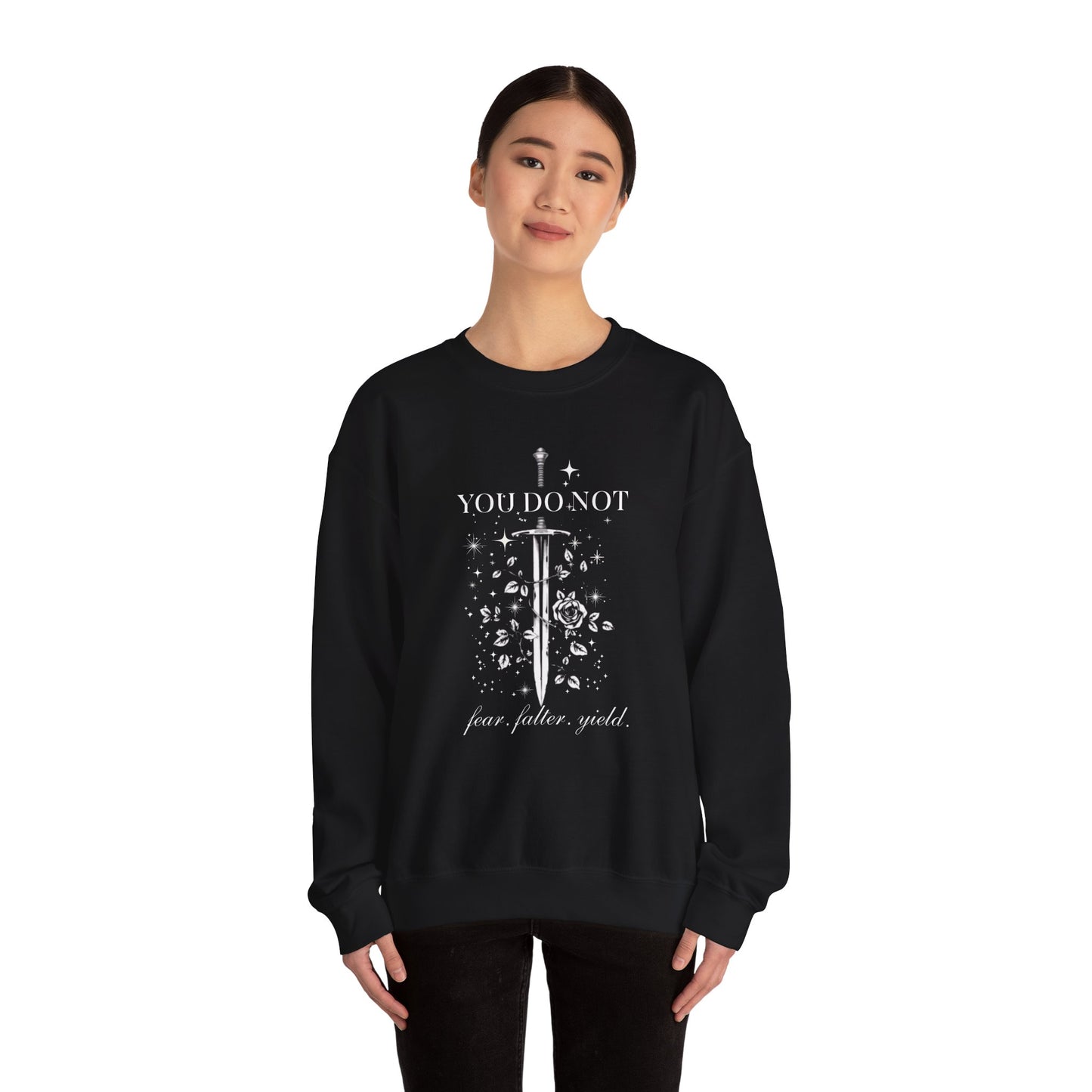 You Do Not Yield ACOTAR Inspired Sweatshirt | Book Lover Sweatshirt | Reader Gift