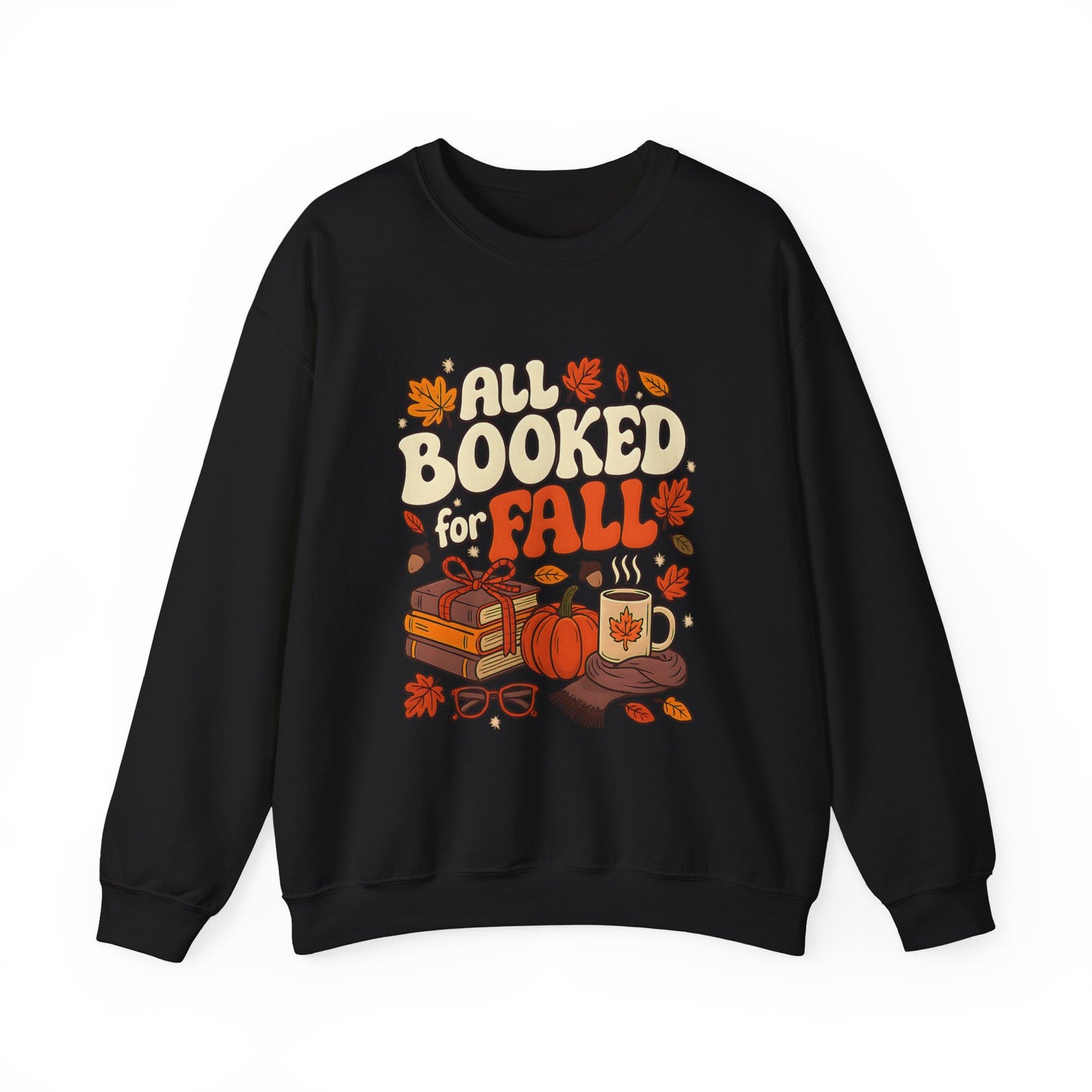 All Booked for Fall Book Lover Sweatshirt | Cozy Sweatshirt | Bookish Gift | Autumn Sweatshirt