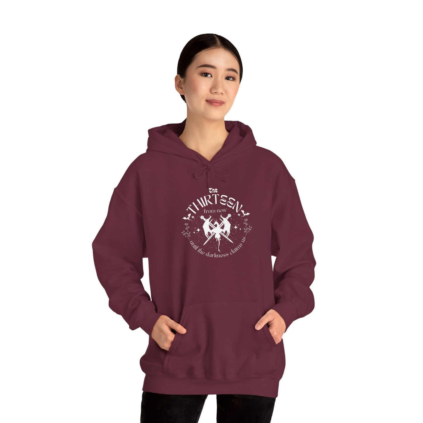 The Thirteen Black Hoodie | Sarah J Maas Throne of Glass Hoodie | Officially Licensed Sarah J Maas Hoodie