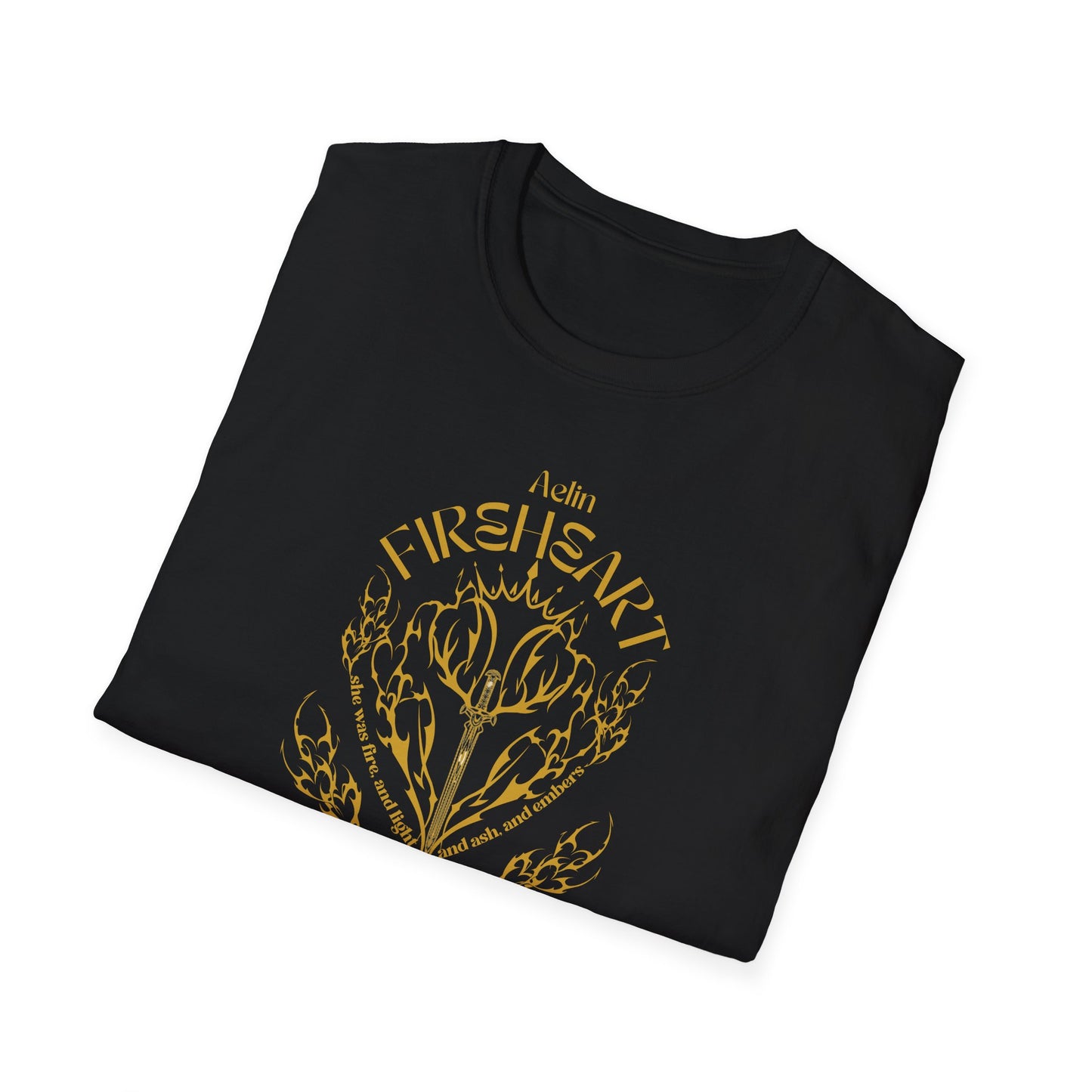 Aelin Fireheart | Throne of Glass | Book Lover T-Shirt | Fantasy Reader T-Shirt | Officially Licensed Sarah J Maas shirt