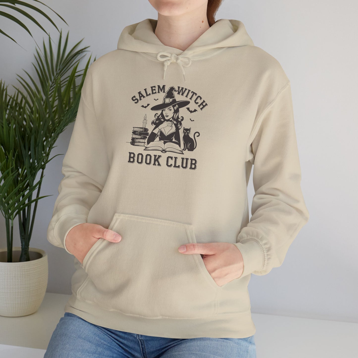 Salem Witch Book Club Hoodie - Cozy Sweatshirt for Readers, Witchy Gift, Book Lover Apparel, Halloween Vibes, Fall Fashion