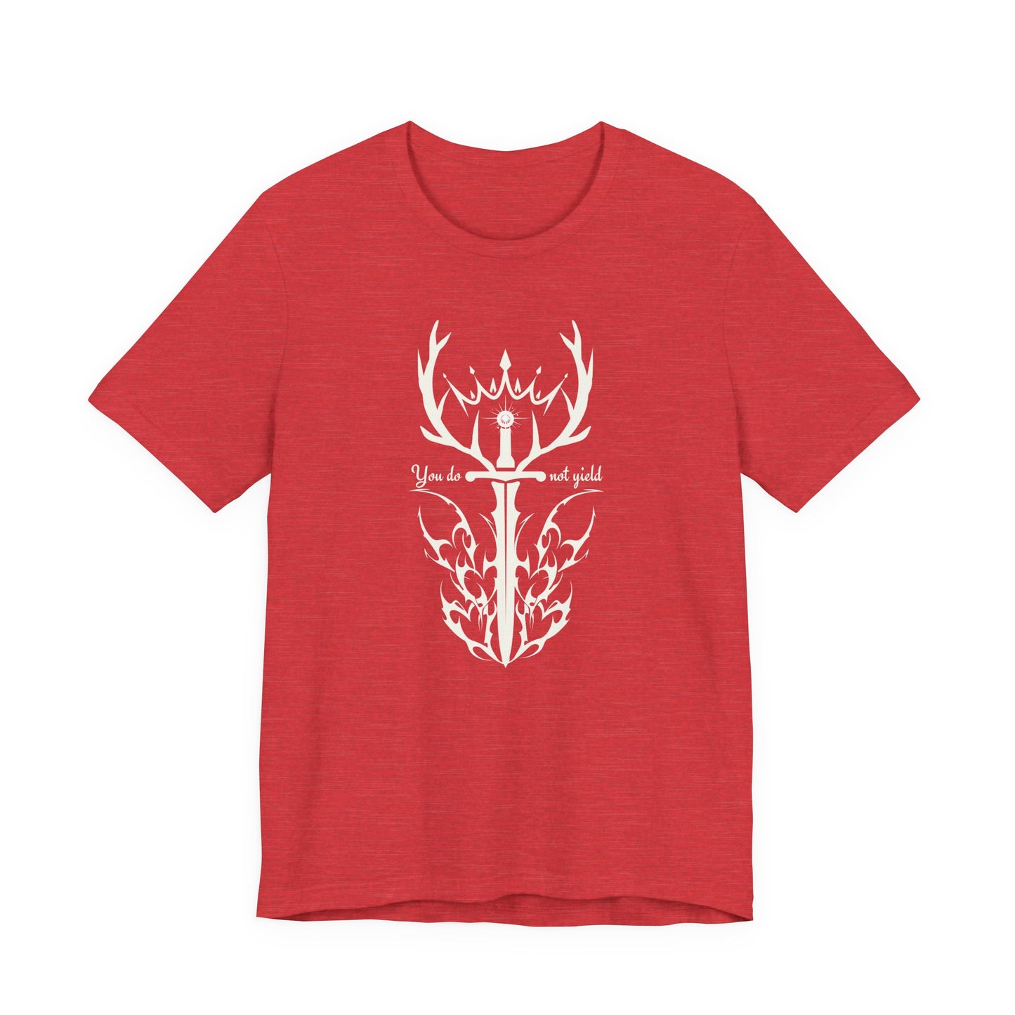 You Do Not Yield (White) | Throne of Glass Inspired T-Shirt | Book Lover Shirt | Bookish Gift
