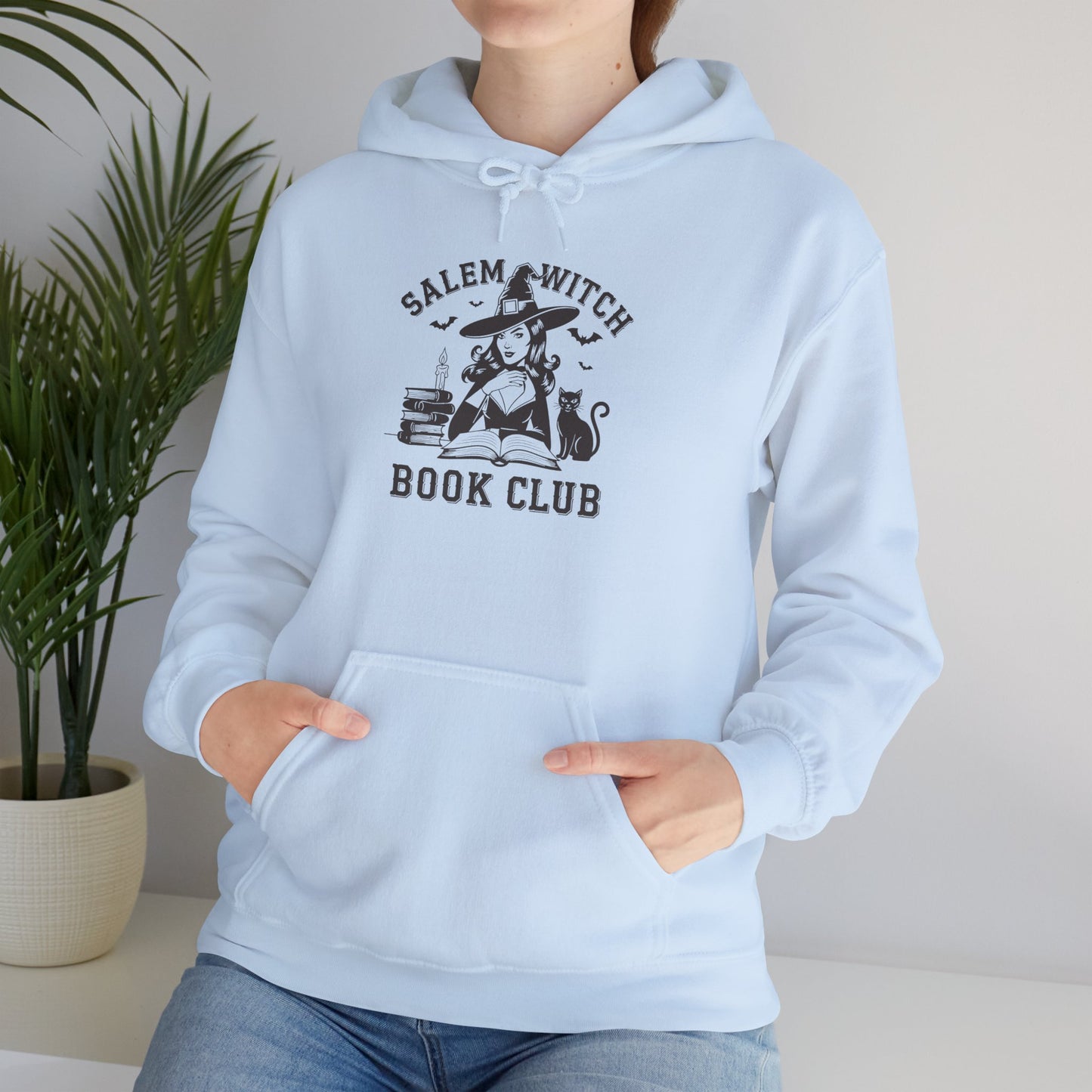 Salem Witch Book Club Hoodie - Cozy Sweatshirt for Readers, Witchy Gift, Book Lover Apparel, Halloween Vibes, Fall Fashion