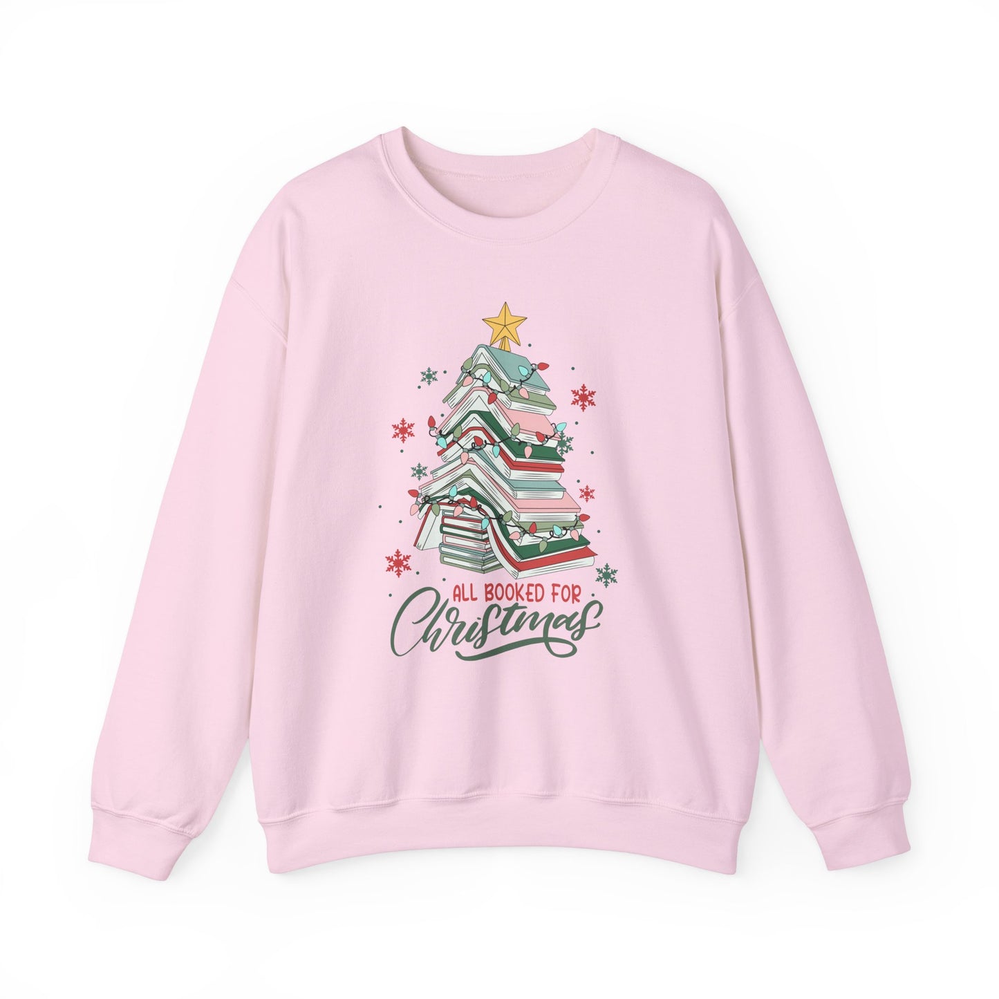 All Booked For Christmas Crewneck Sweatshirt