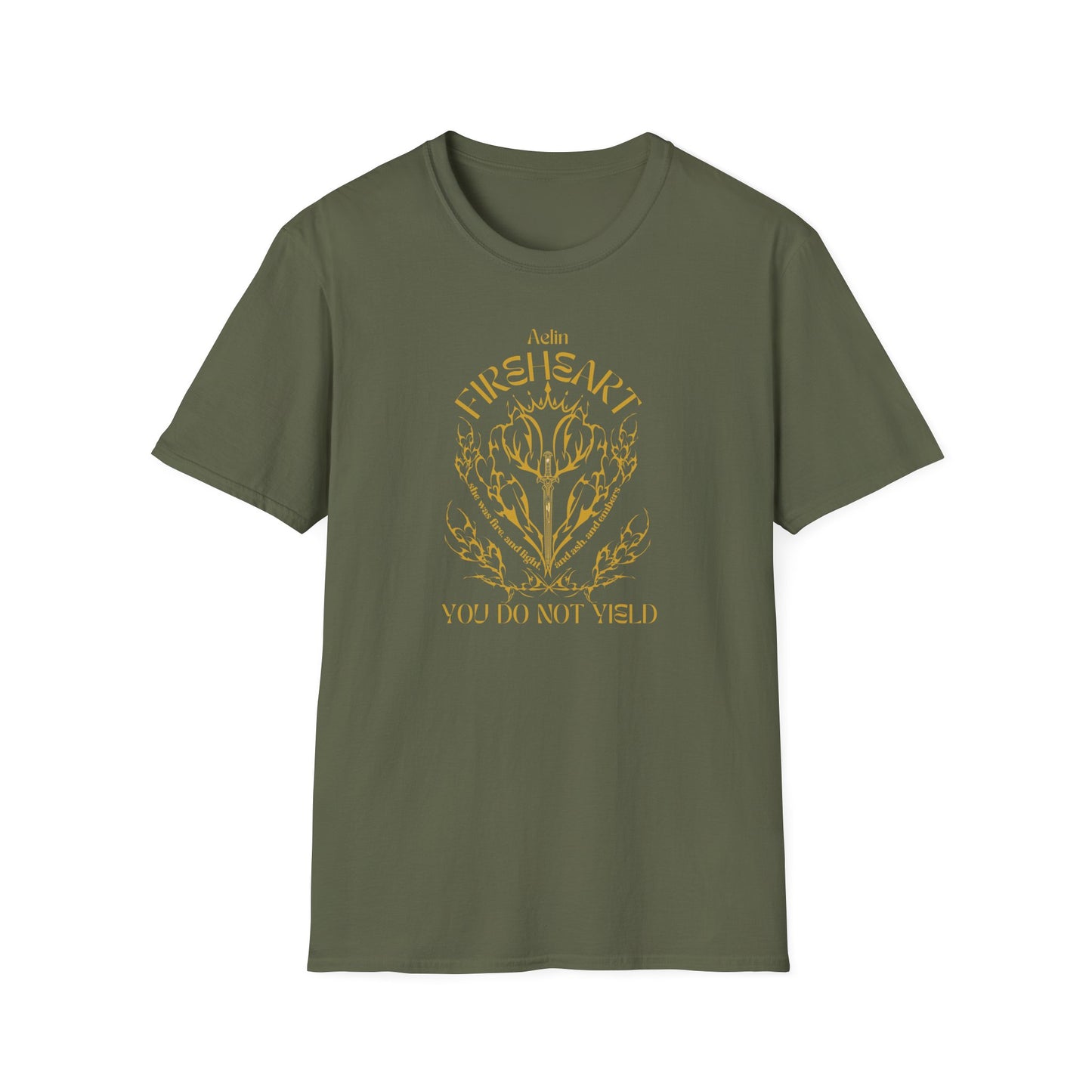 Aelin Fireheart | Throne of Glass | Book Lover T-Shirt | Fantasy Reader T-Shirt | Officially Licensed Sarah J Maas shirt
