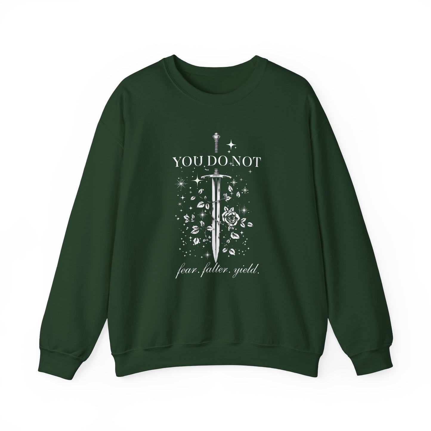 You Do Not Yield ACOTAR Inspired Sweatshirt | Book Lover Sweatshirt | Reader Gift