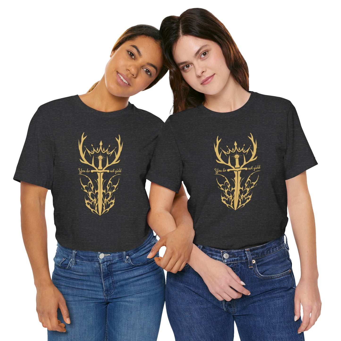 You Do Not Yield (Gold) | Throne of Glass Inspired T-Shirt | Book Lover Shirt | Bookish Gift