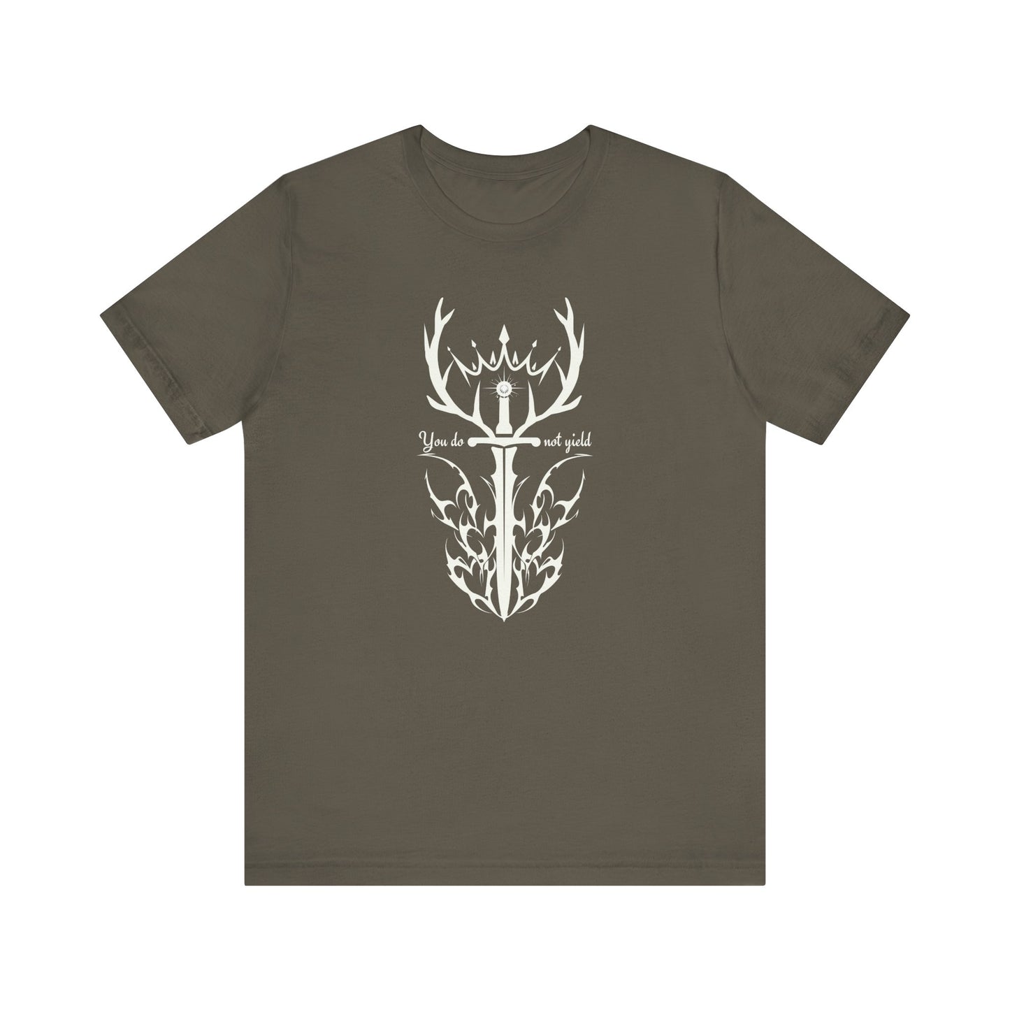 You Do Not Yield (White) | Throne of Glass Inspired T-Shirt | Book Lover Shirt | Bookish Gift