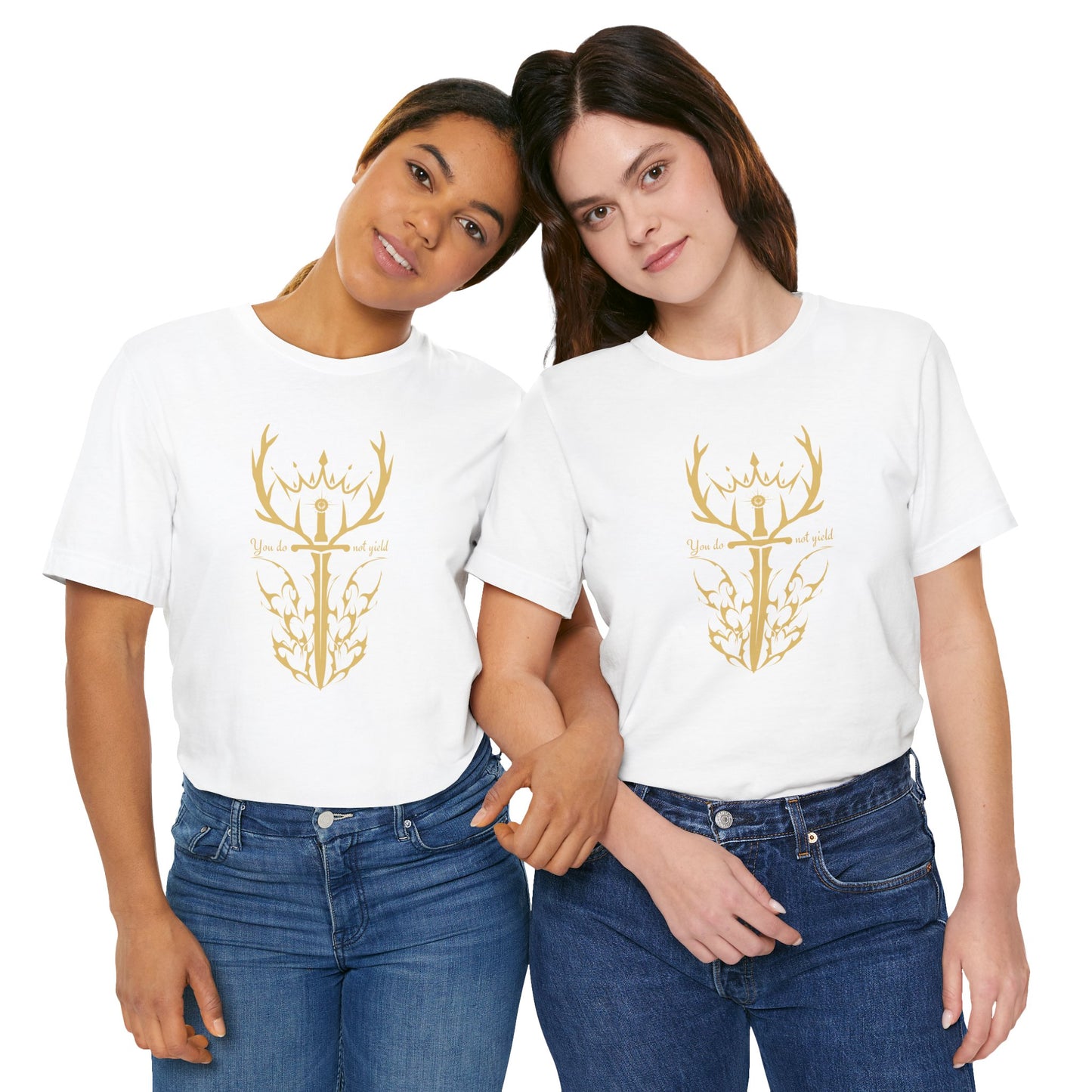 You Do Not Yield (Gold) | Throne of Glass Inspired T-Shirt | Book Lover Shirt | Bookish Gift