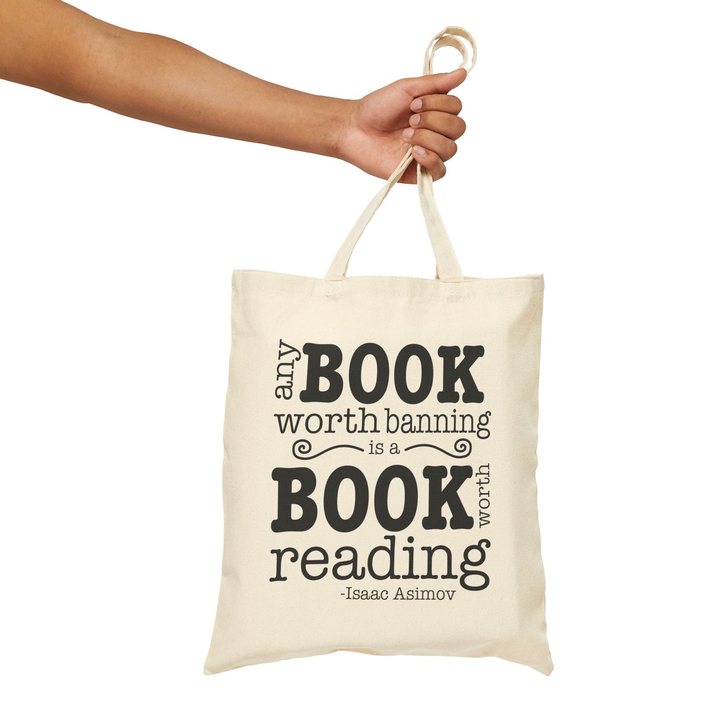 Banned Books Tote Bag | Any Book Worth Banning is a Book Worth Reading Reusable Tote Bag