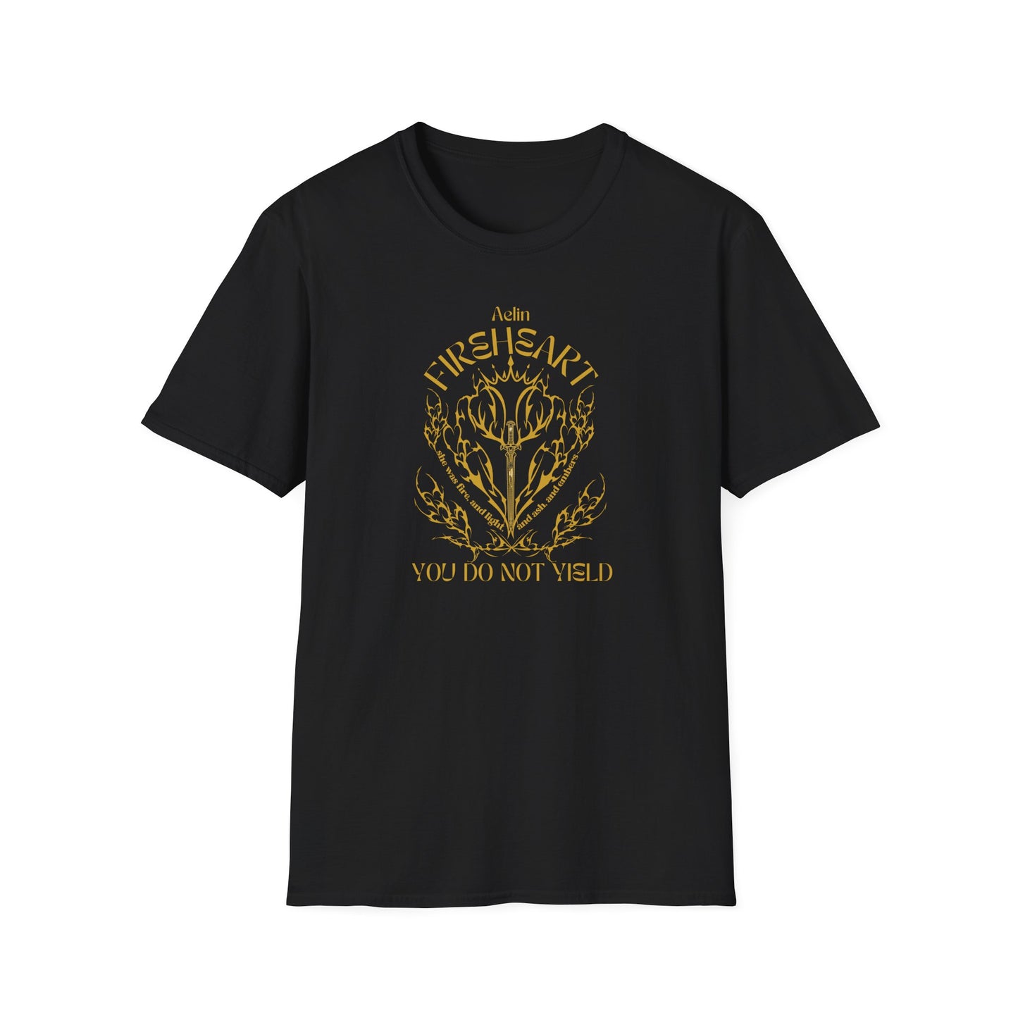 Aelin Fireheart | Throne of Glass | Book Lover T-Shirt | Fantasy Reader T-Shirt | Officially Licensed Sarah J Maas shirt
