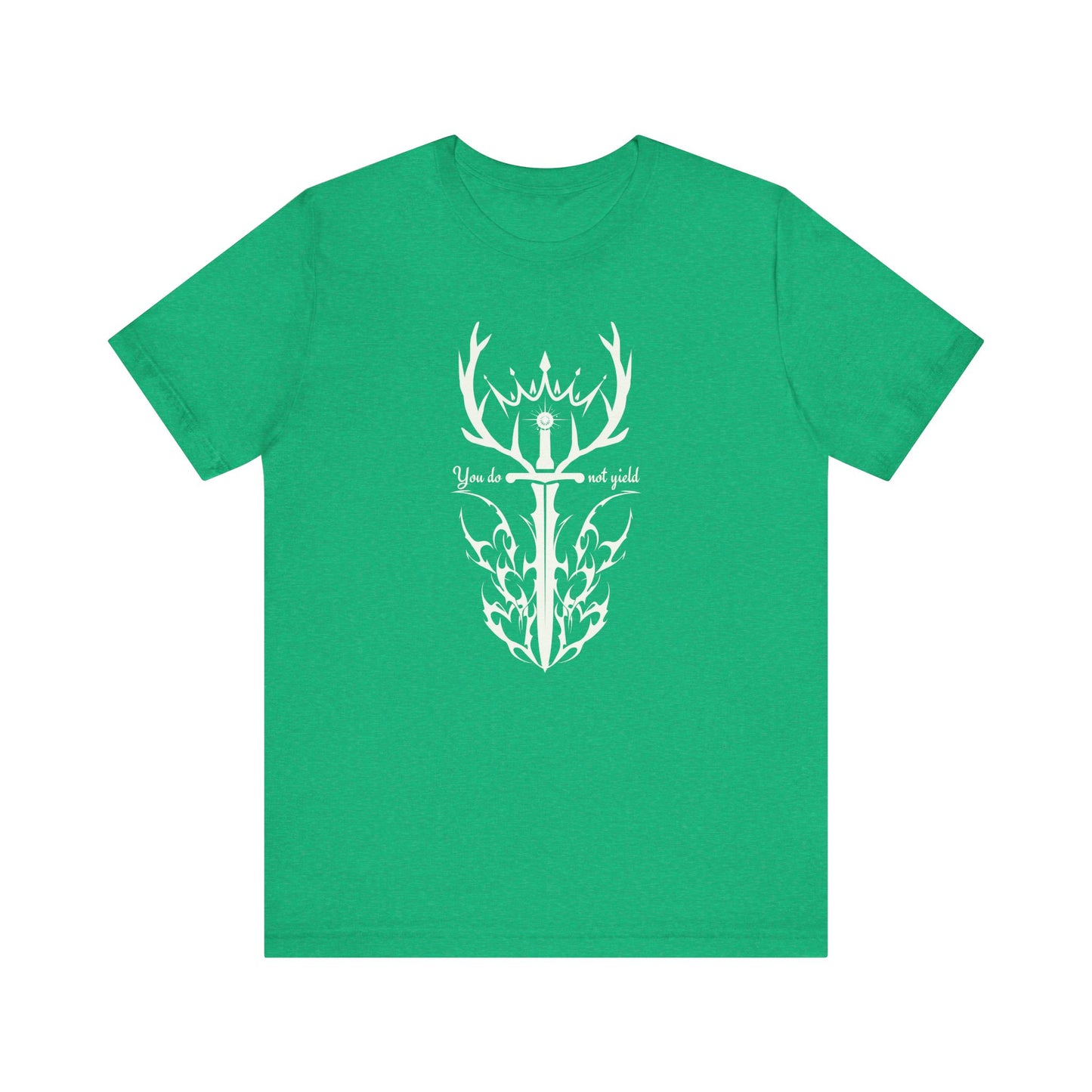 You Do Not Yield (White) | Throne of Glass Inspired T-Shirt | Book Lover Shirt | Bookish Gift
