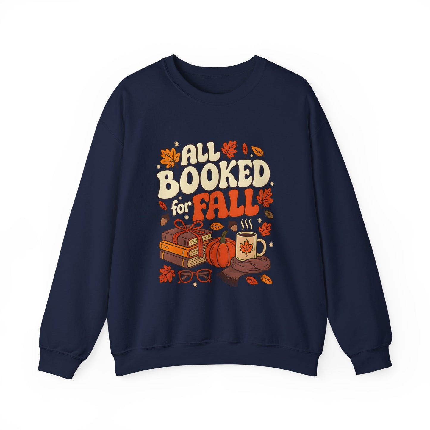 All Booked for Fall Book Lover Sweatshirt | Cozy Sweatshirt | Bookish Gift | Autumn Sweatshirt