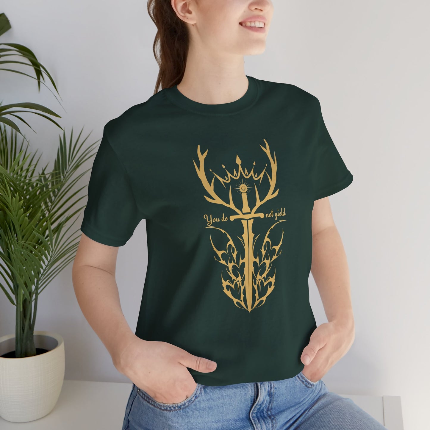 You Do Not Yield (Gold) | Throne of Glass Inspired T-Shirt | Book Lover Shirt | Bookish Gift